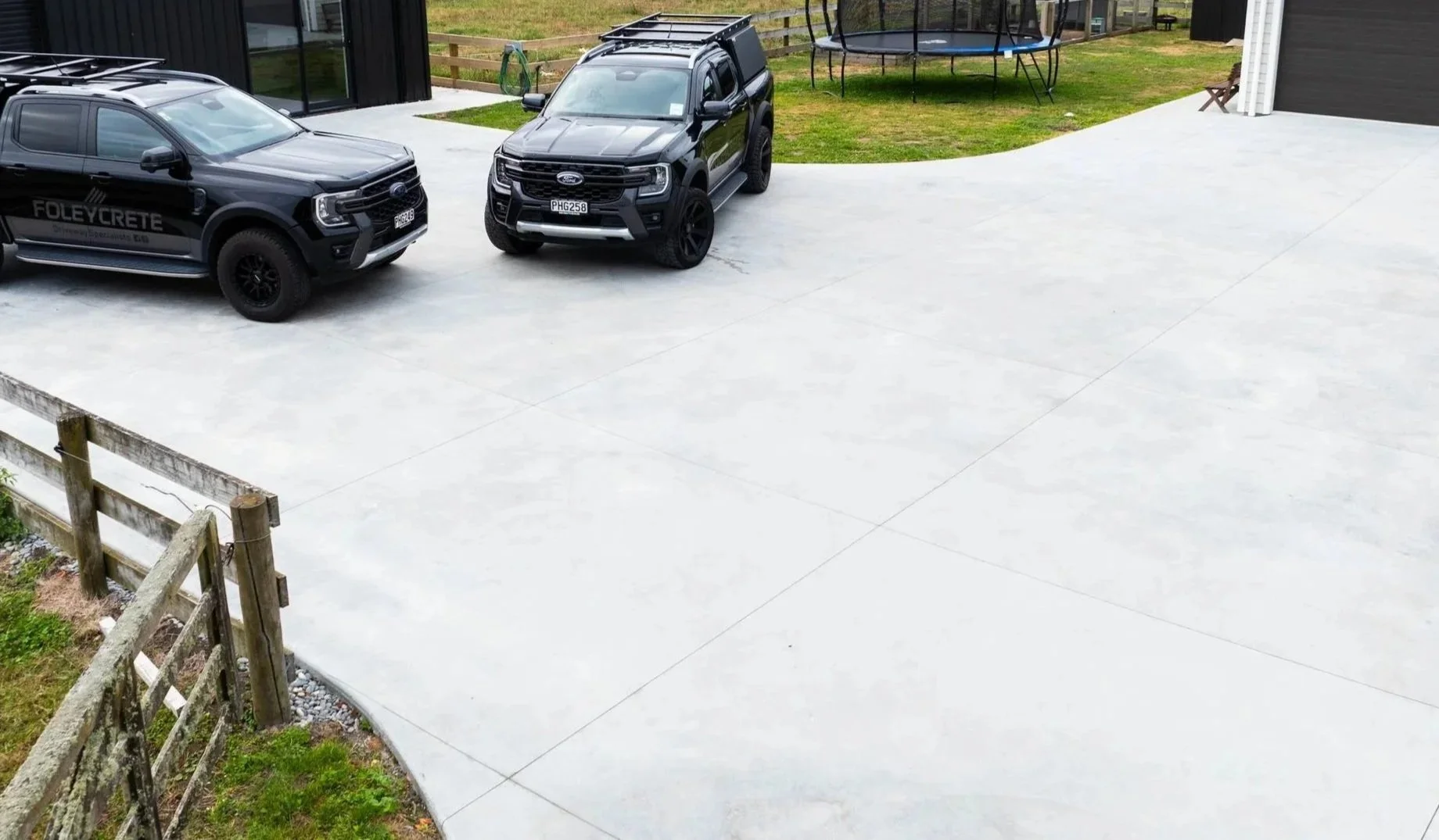 Existing home driveway upgrade