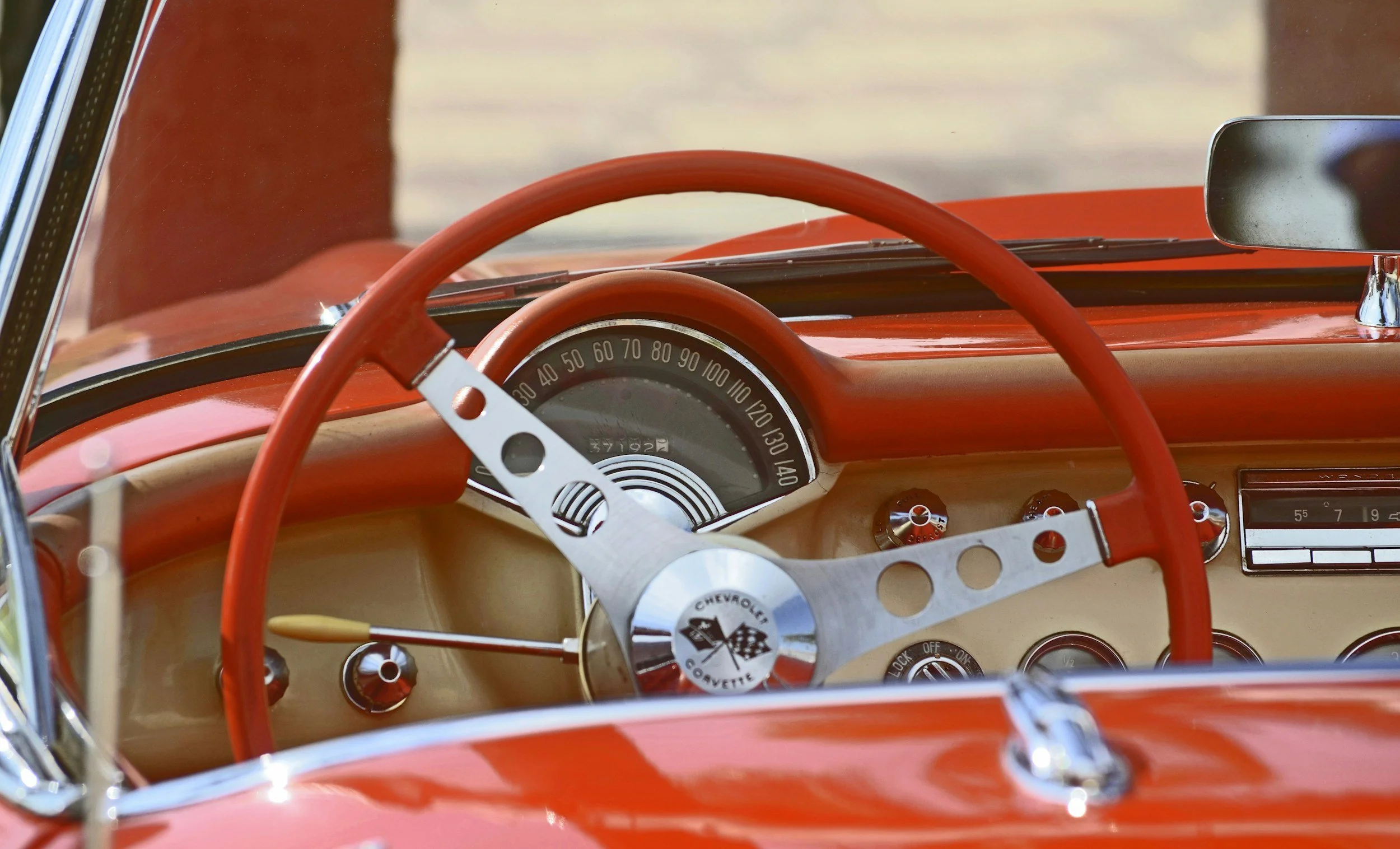 Restored premium car interior