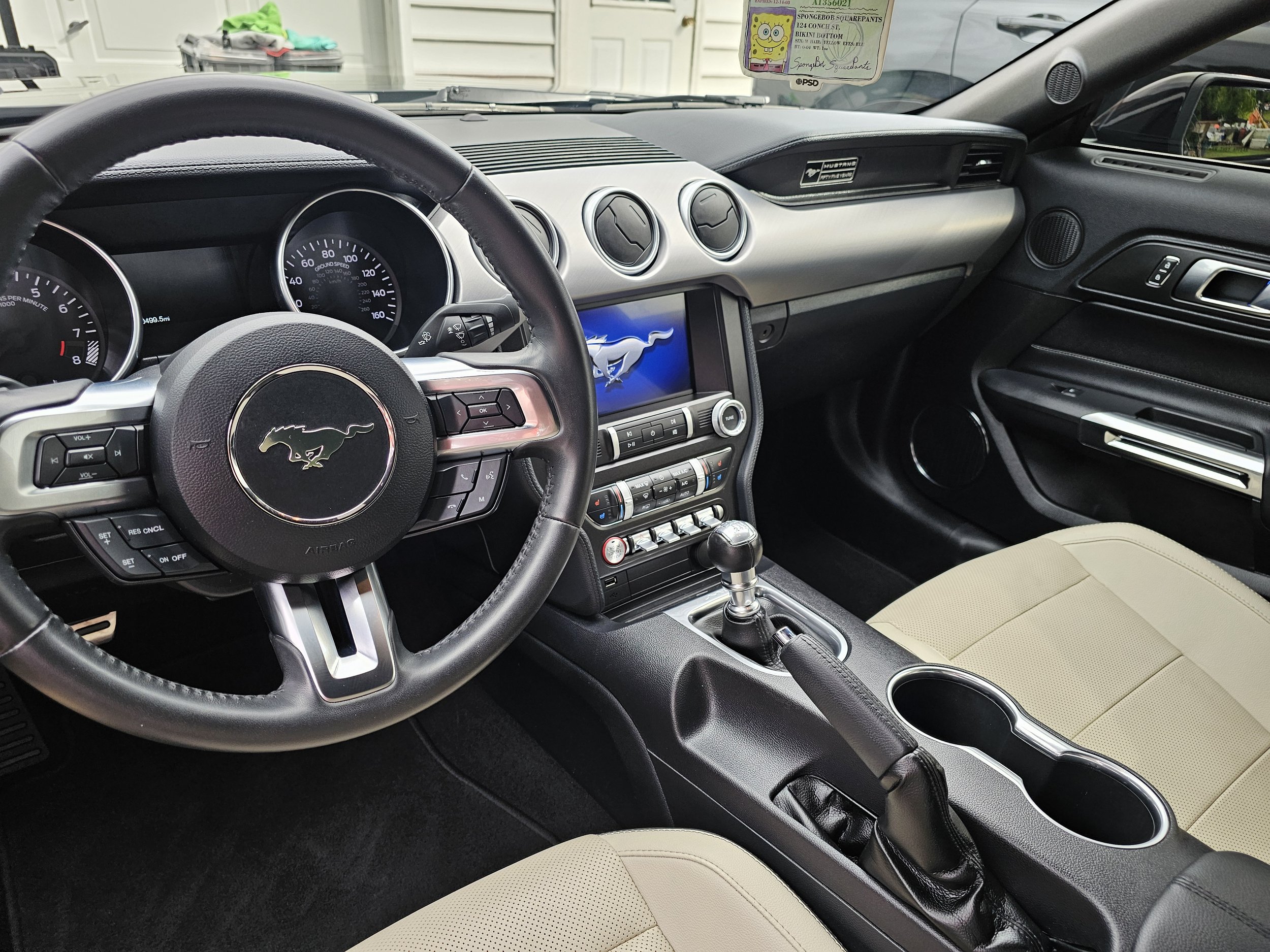 A clean and detailed car interior protected with an interior ceramic coating