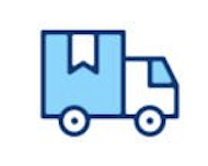 HiCOOL Ice Plant refrigerated fleet delivery truck icon, representing scheduled bulk ice logistics and distribution services across Tarlac.
