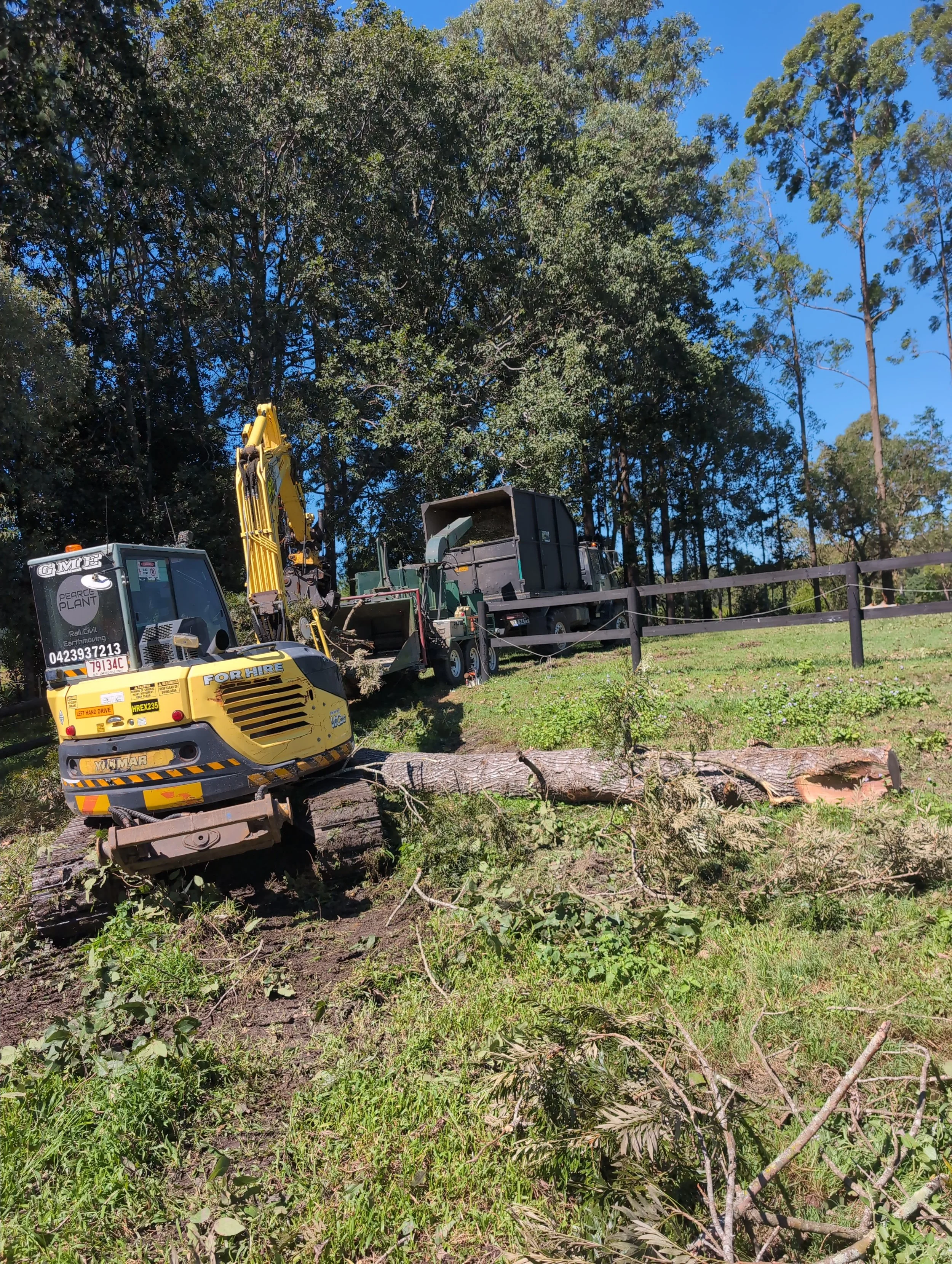 excavator digger work