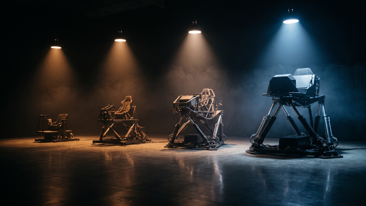 2DOF vs 3DOF vs 4DOF vs 6DOF: How Many Axes of Motion Do You Actually Need?