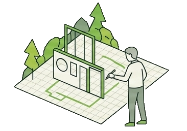 Illustration representing Architects and Designers