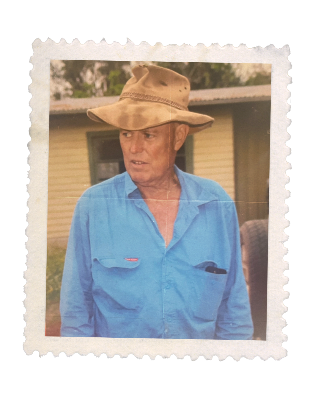 Portrait of Bruce Duncan, whose legacy continues through the Boambee Angus stud and the Duncan family's breeding program.