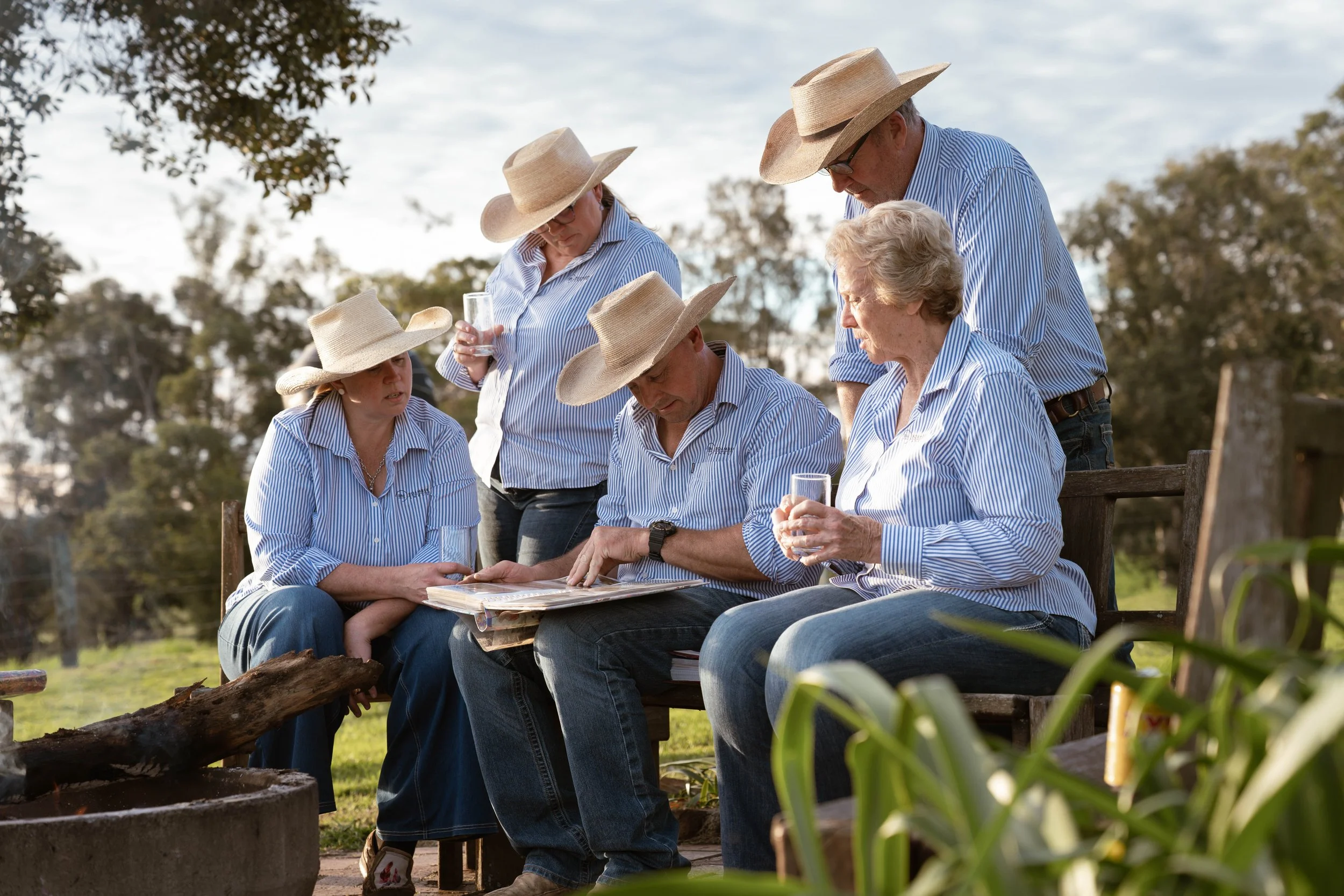 The Duncan family gathering at Boambee Angus, reflecting the people, relationships and traditions behind the breeding program.
