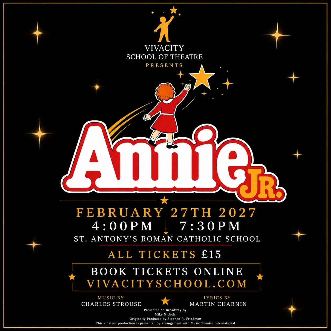Book Tickets on our website - 

https://www.vivacityschool.com