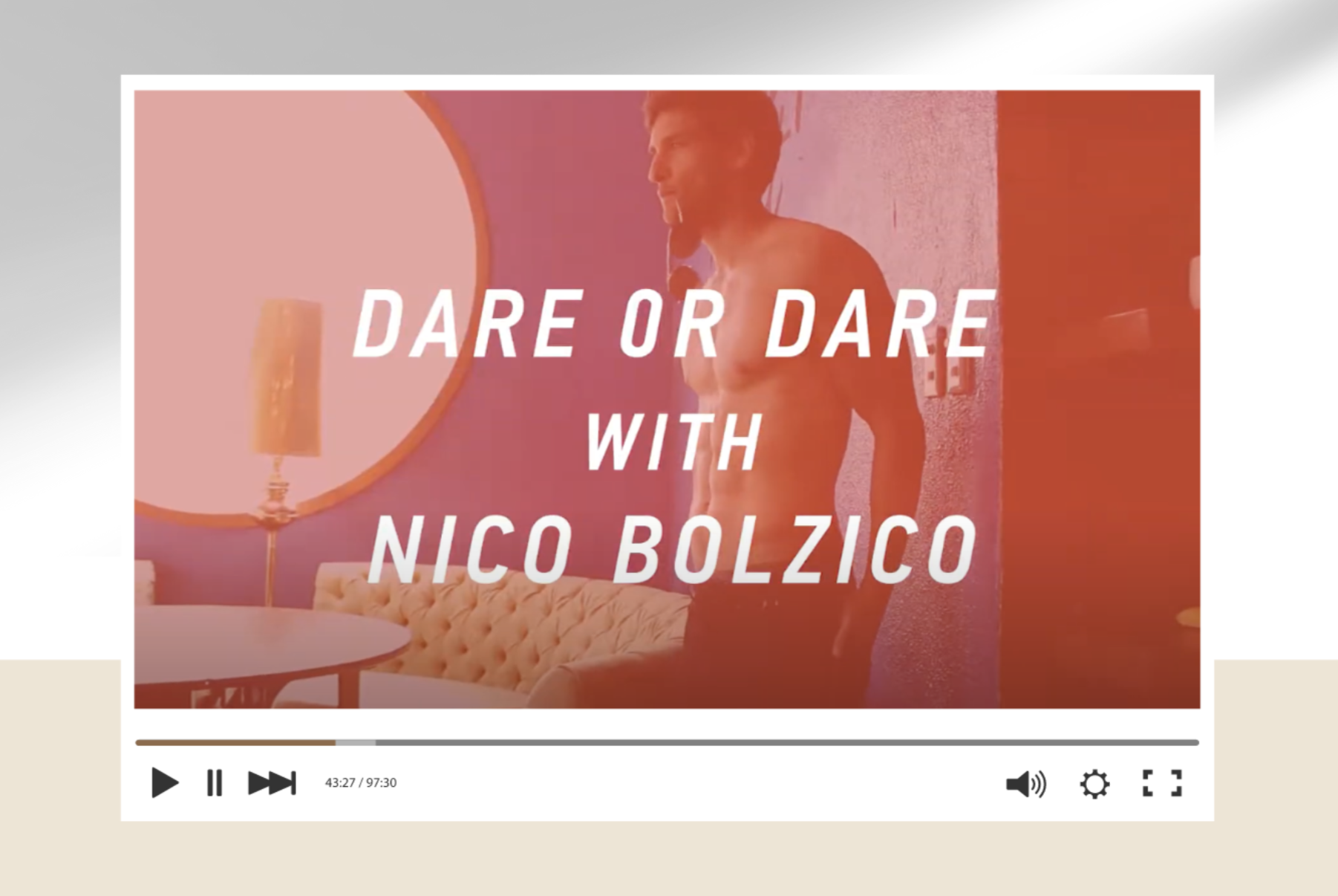 Dare or Dare with Nico Bolzico