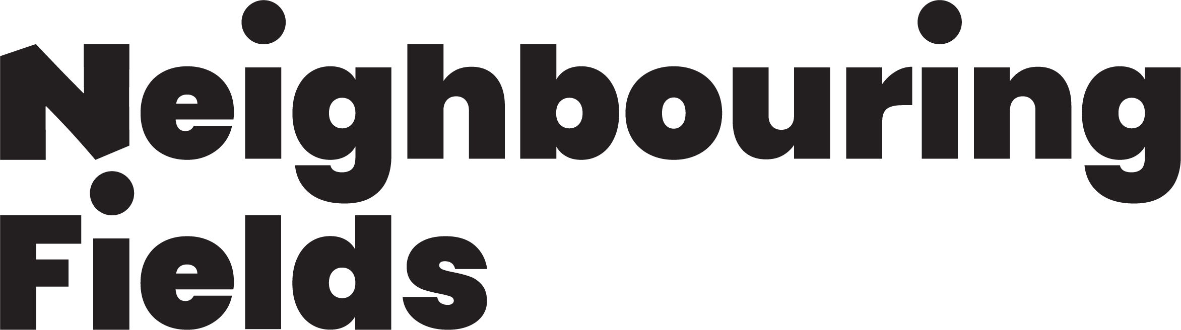 Black text on a white background that reads 'Neighbouring Fields'.