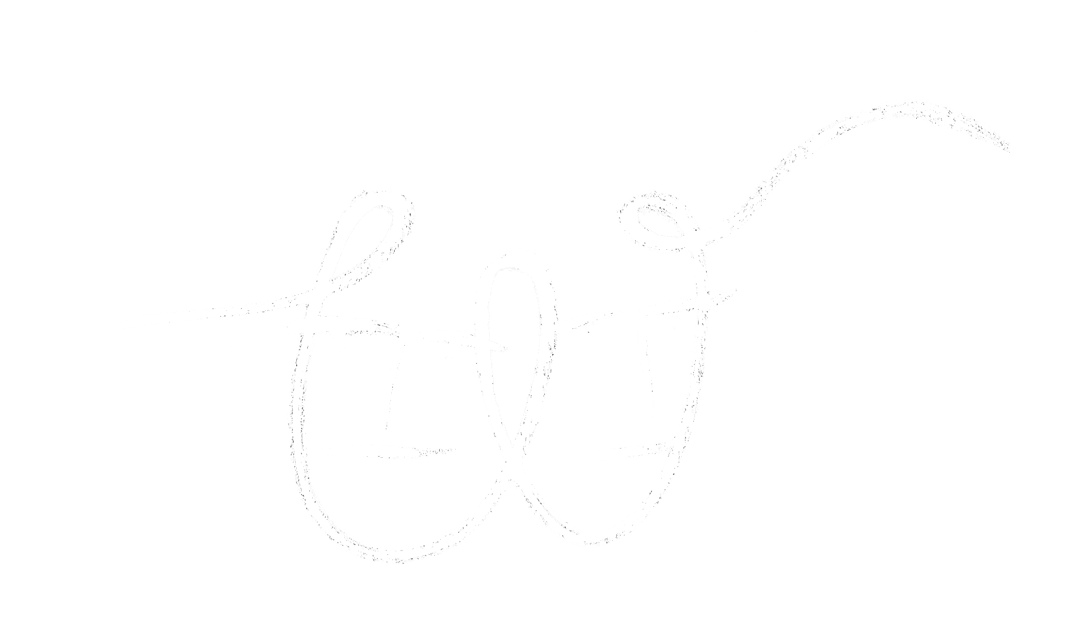 White chalk drawing of a heart with two glasses clinking inside it, and the word "Love" written above.