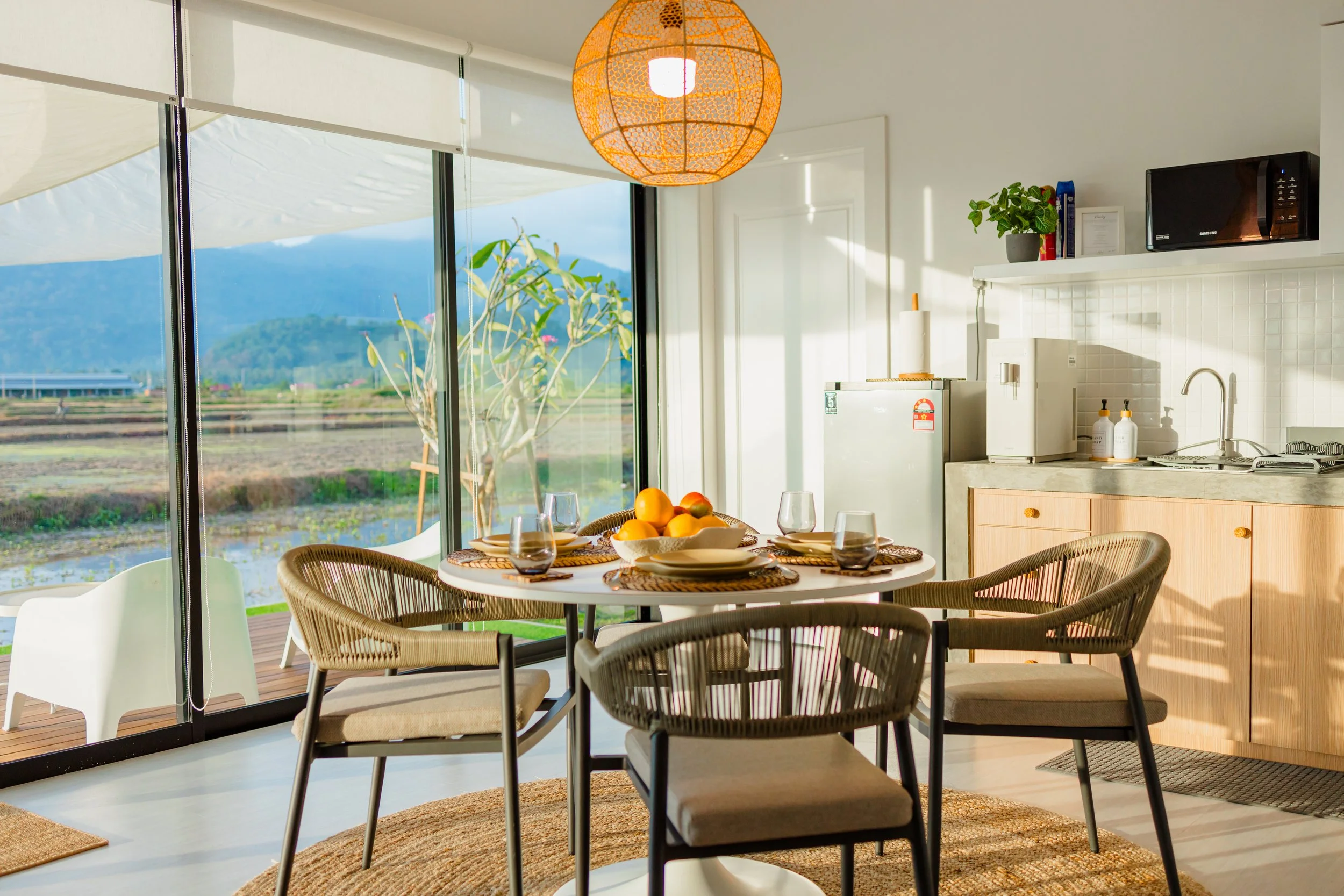  Dining area overview — where every meal comes with a view