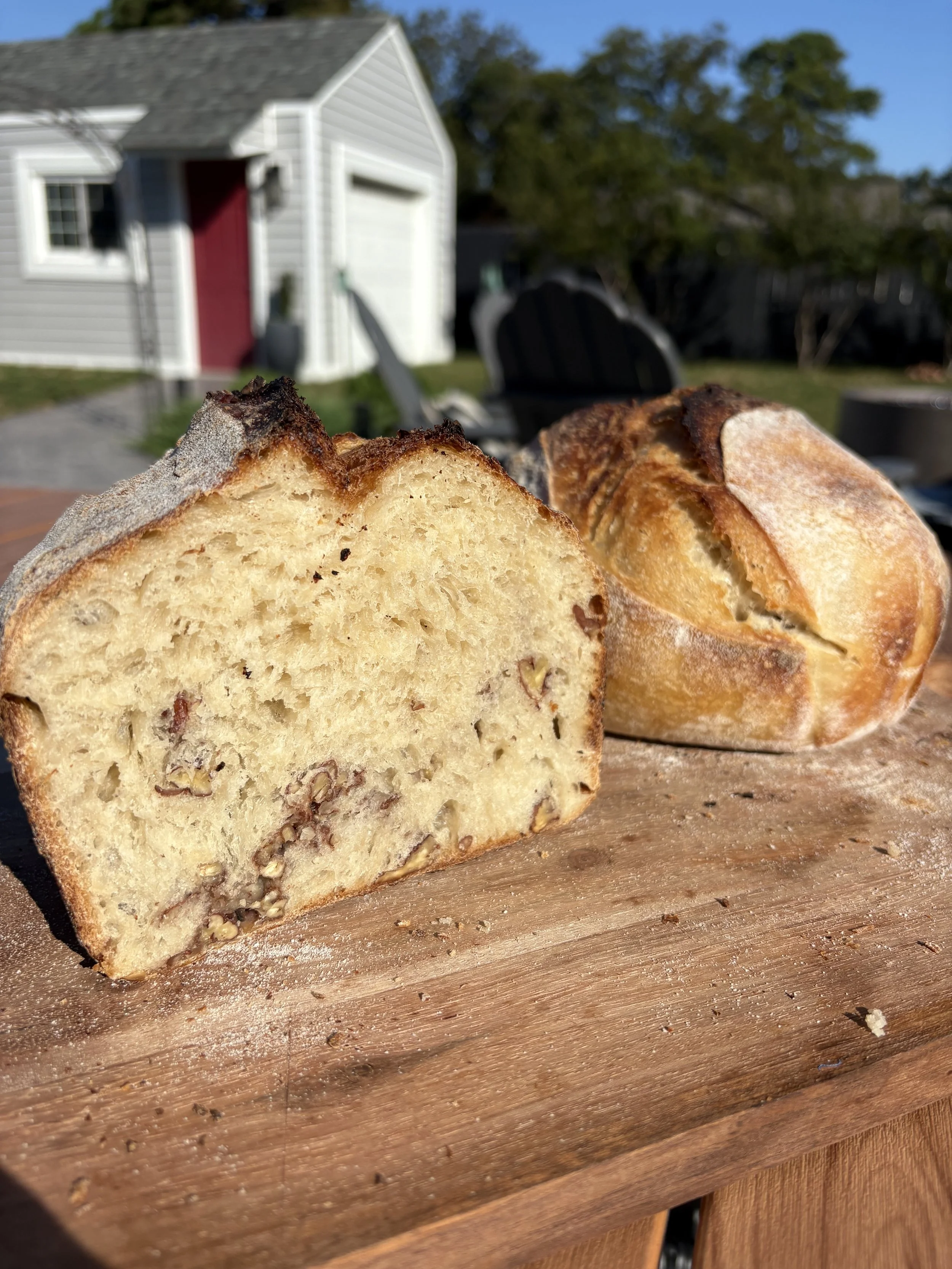 Maple Pecan Sourdough Loaf