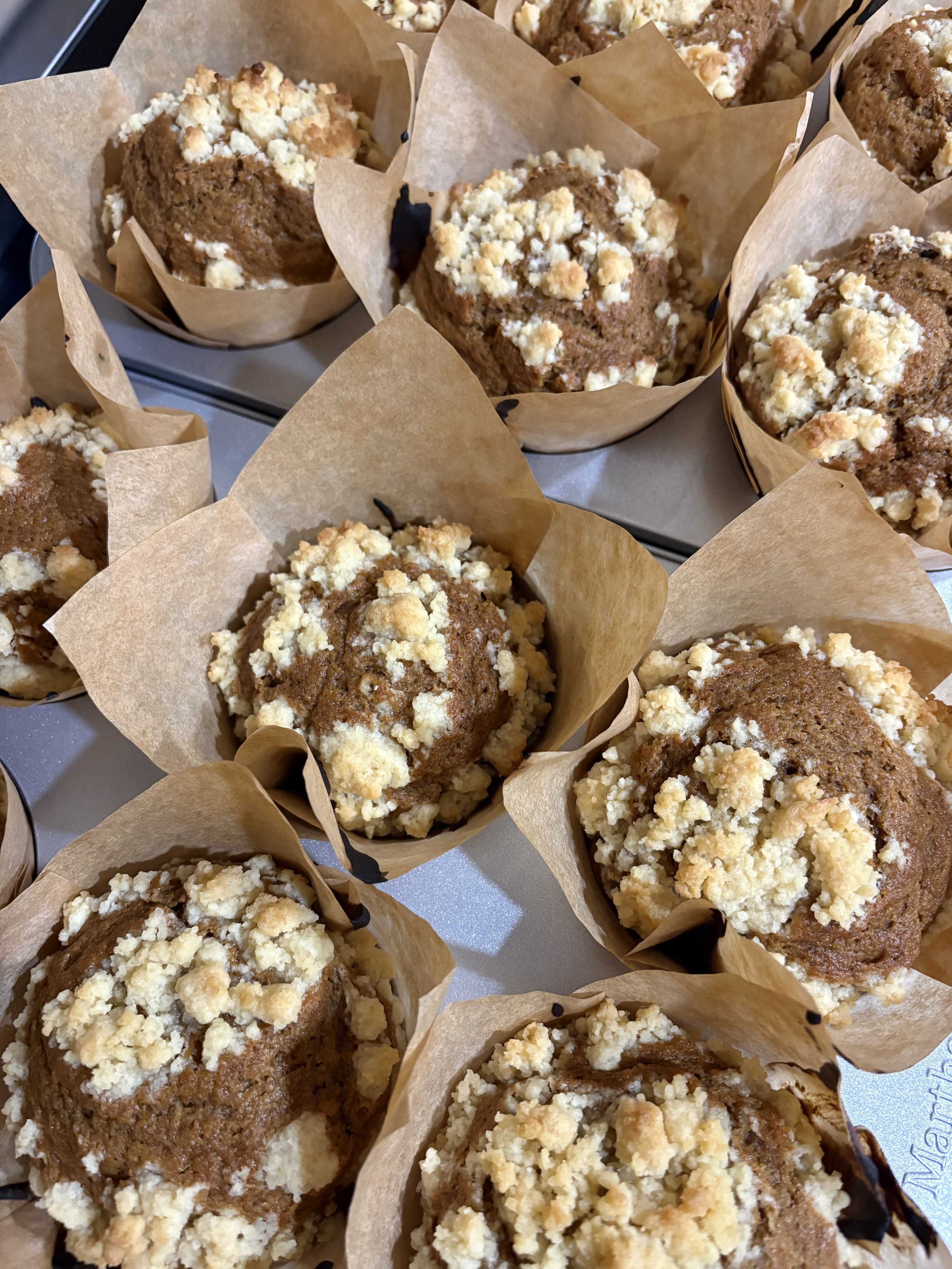 Jumbo Pumpkin Spice Sourdough Crumb Muffins - 4 Pack