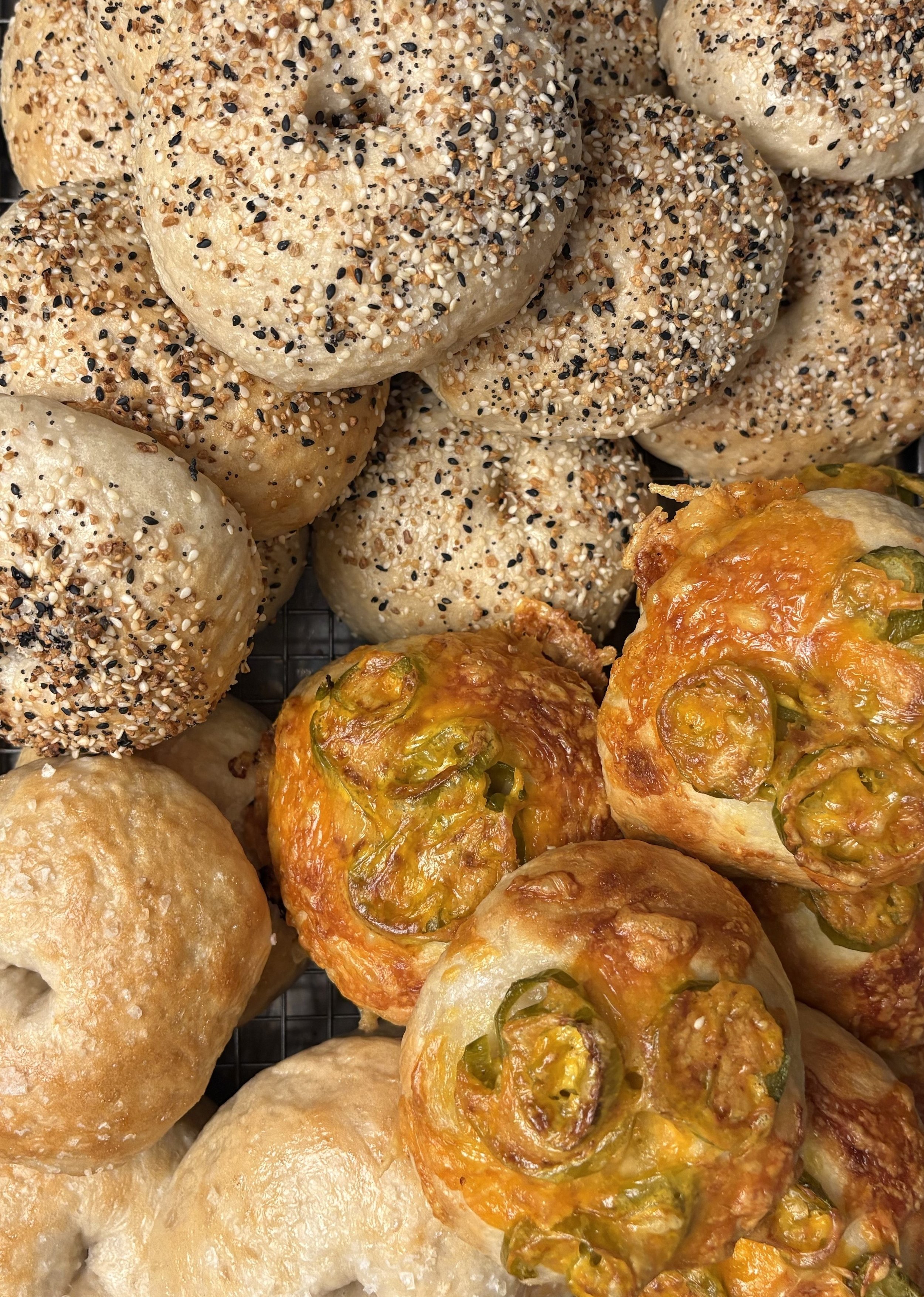 Sourdough Bagels