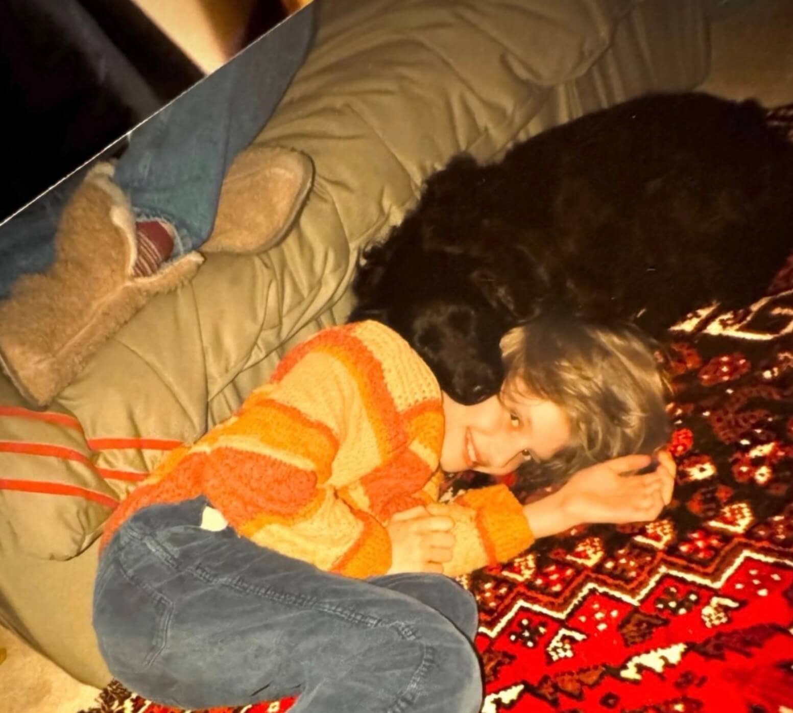 Vivian Vogels erster Hund, den sie im Alter von neun Jahren bekam