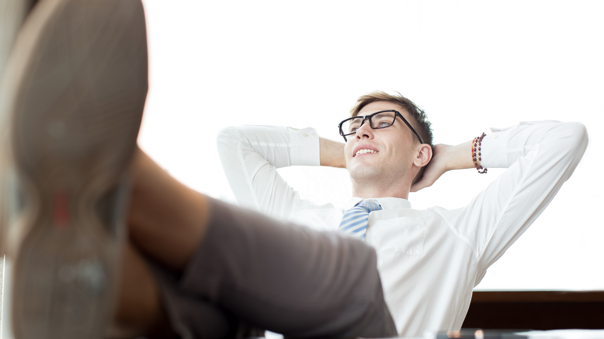 Confident ADHD business person