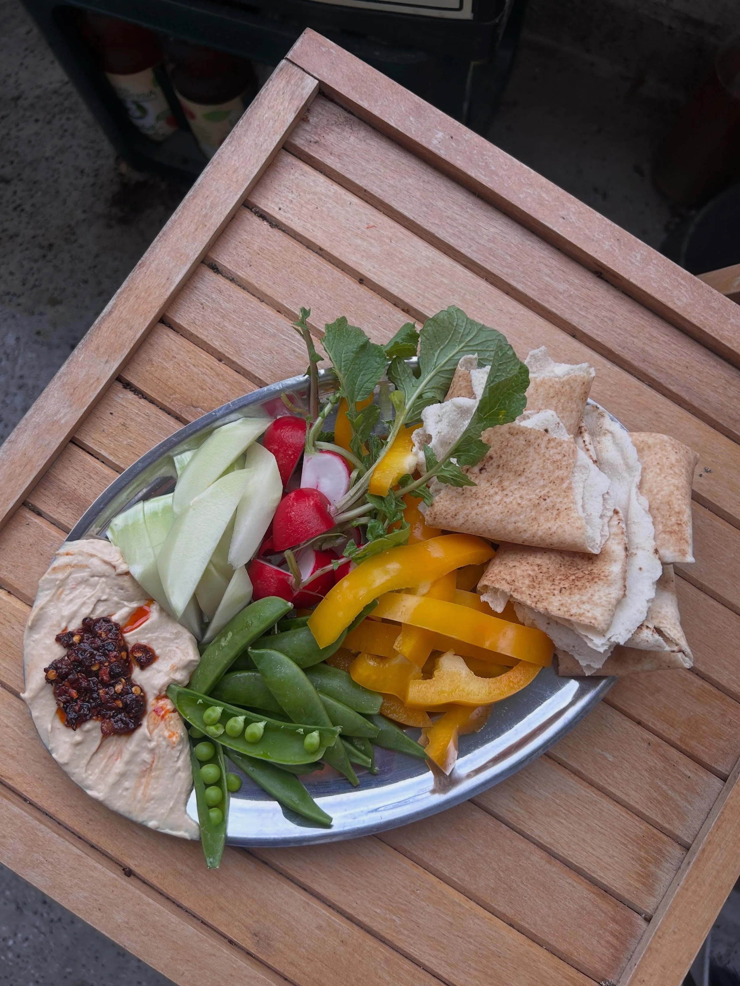 salad on the balcony szn 🥬🍅🫛