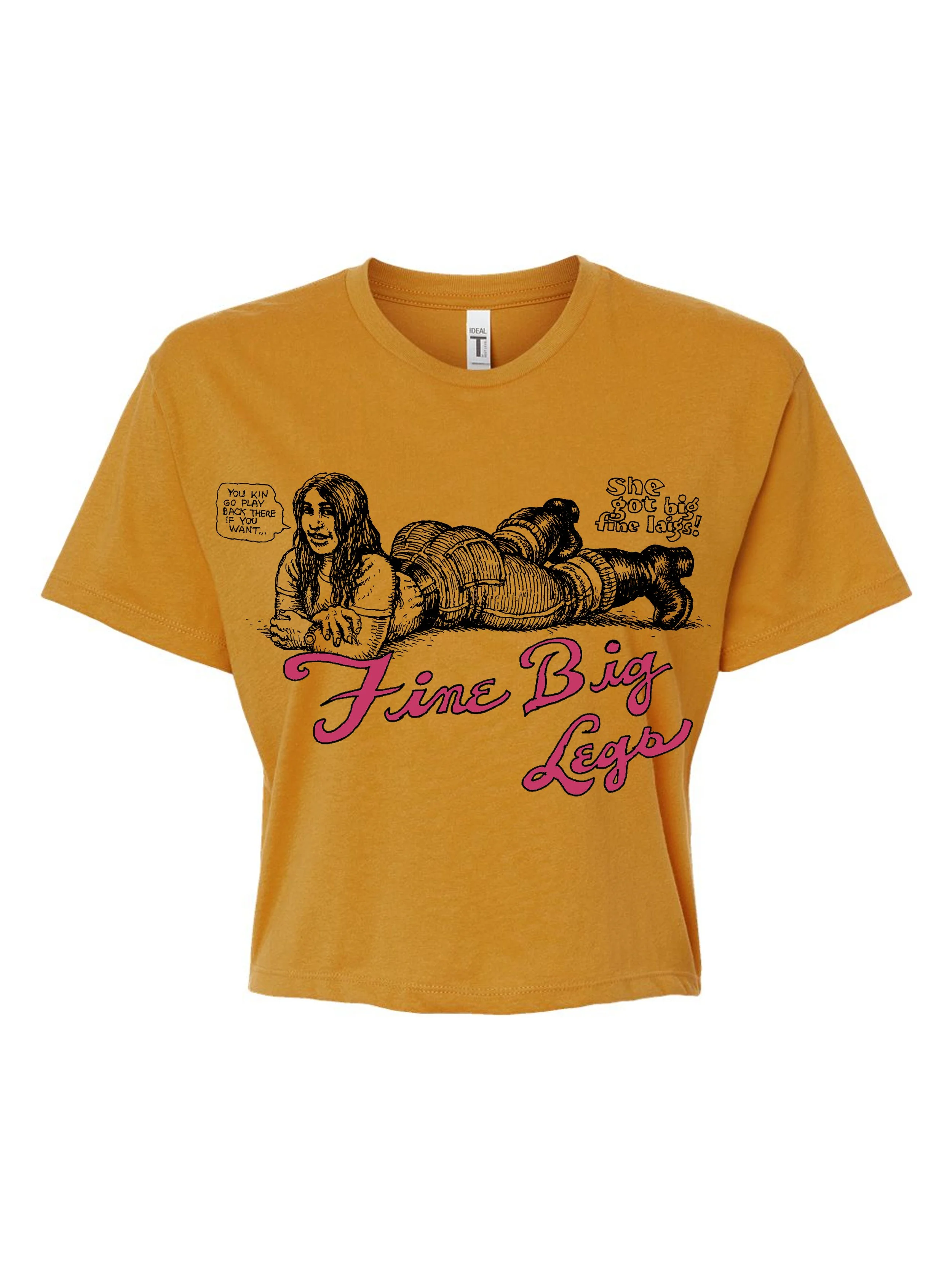 CRUMB - FINE BIG LEGS - GOLD - CROP *PRE-ORDER*