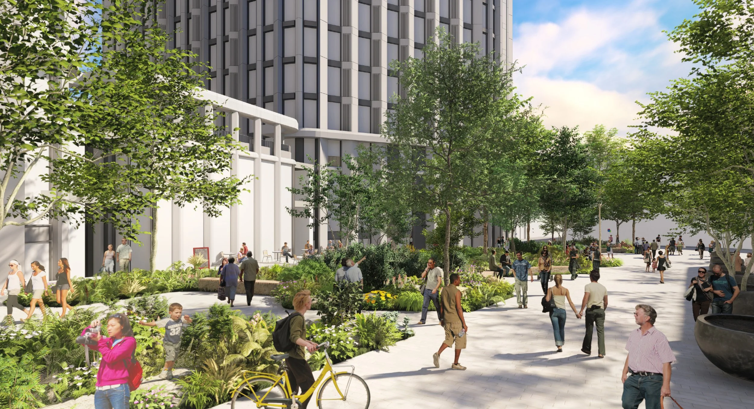 CGI of Union Street Gardens