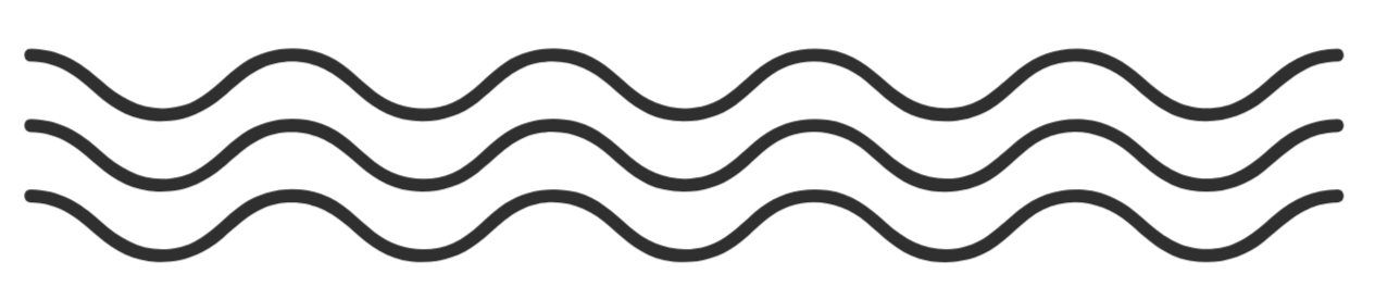 Several wavy lines in shades of gray on a black background.