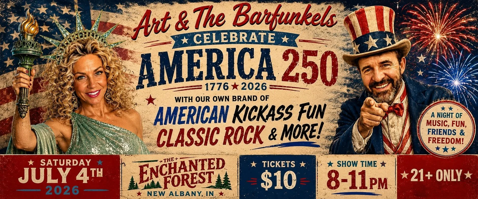 America 250-fest at The Enchanted Forest