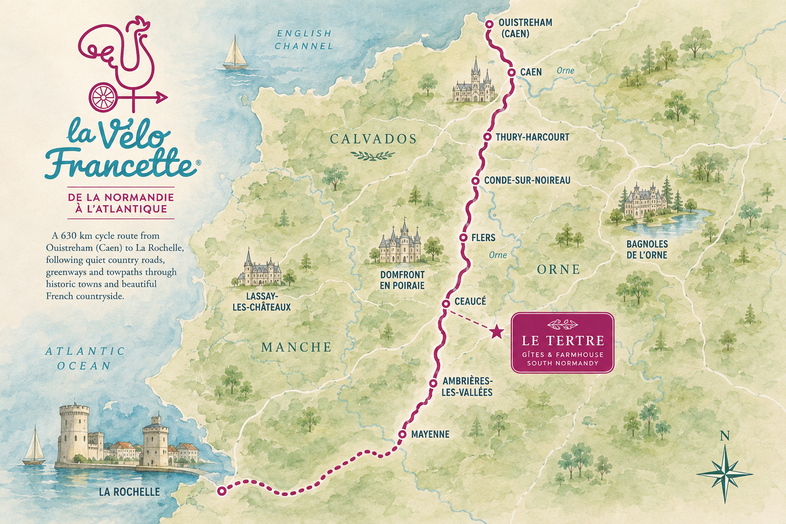 Exploring Normandy on La Vélo Francette