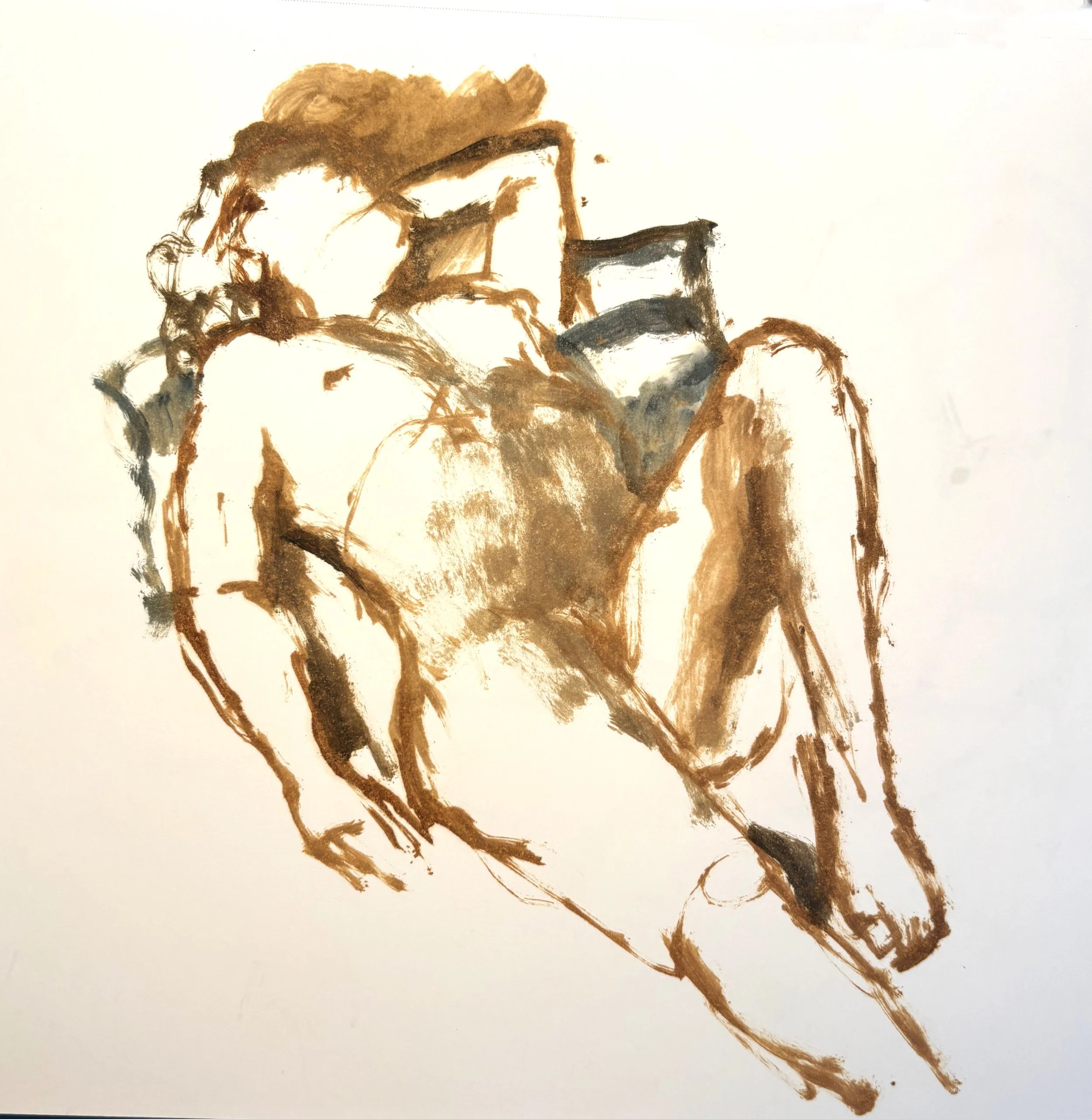Oil on paper. 11 x 14 in. 