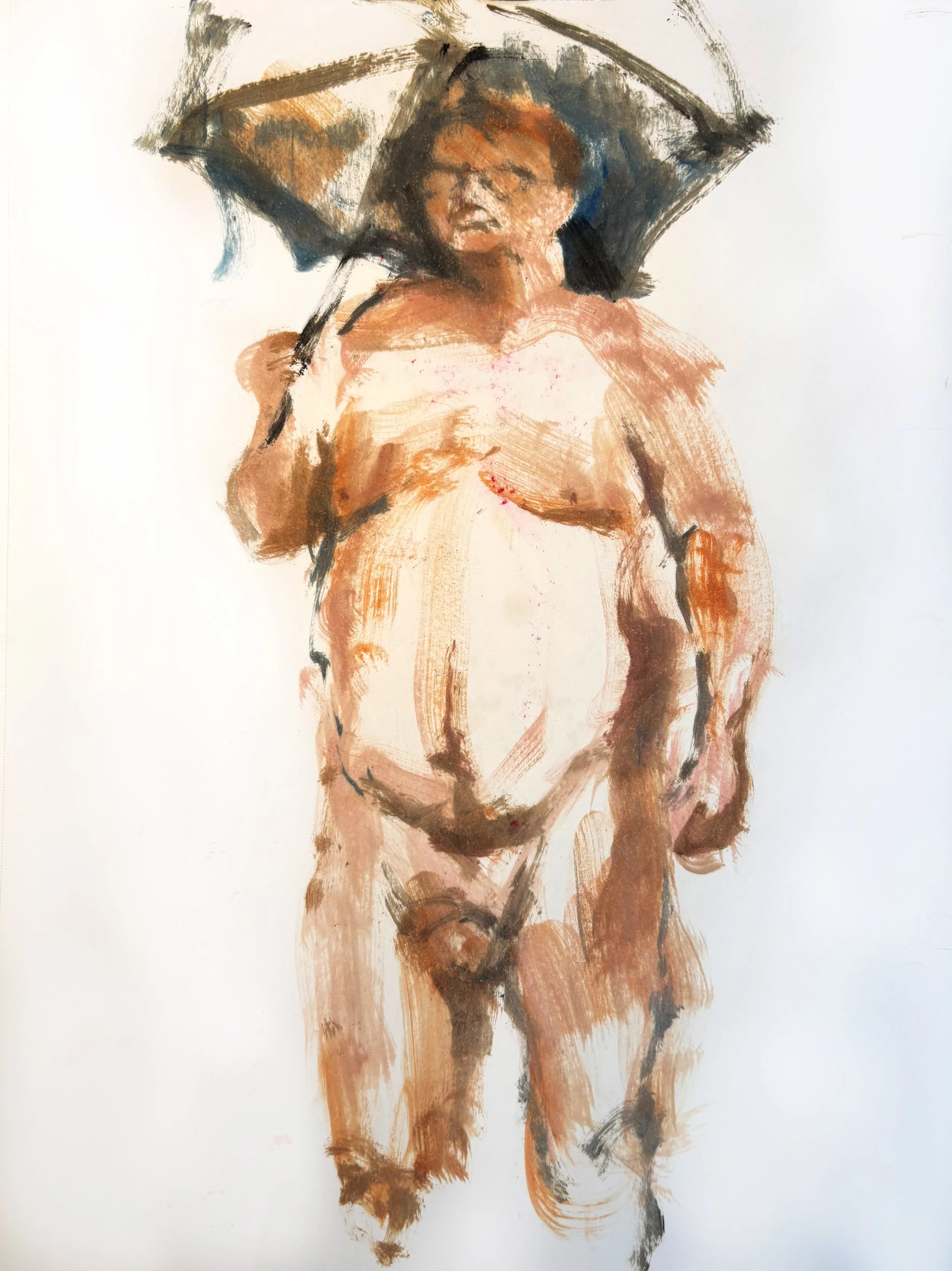 Oil on paper. 11 x 14 in. 