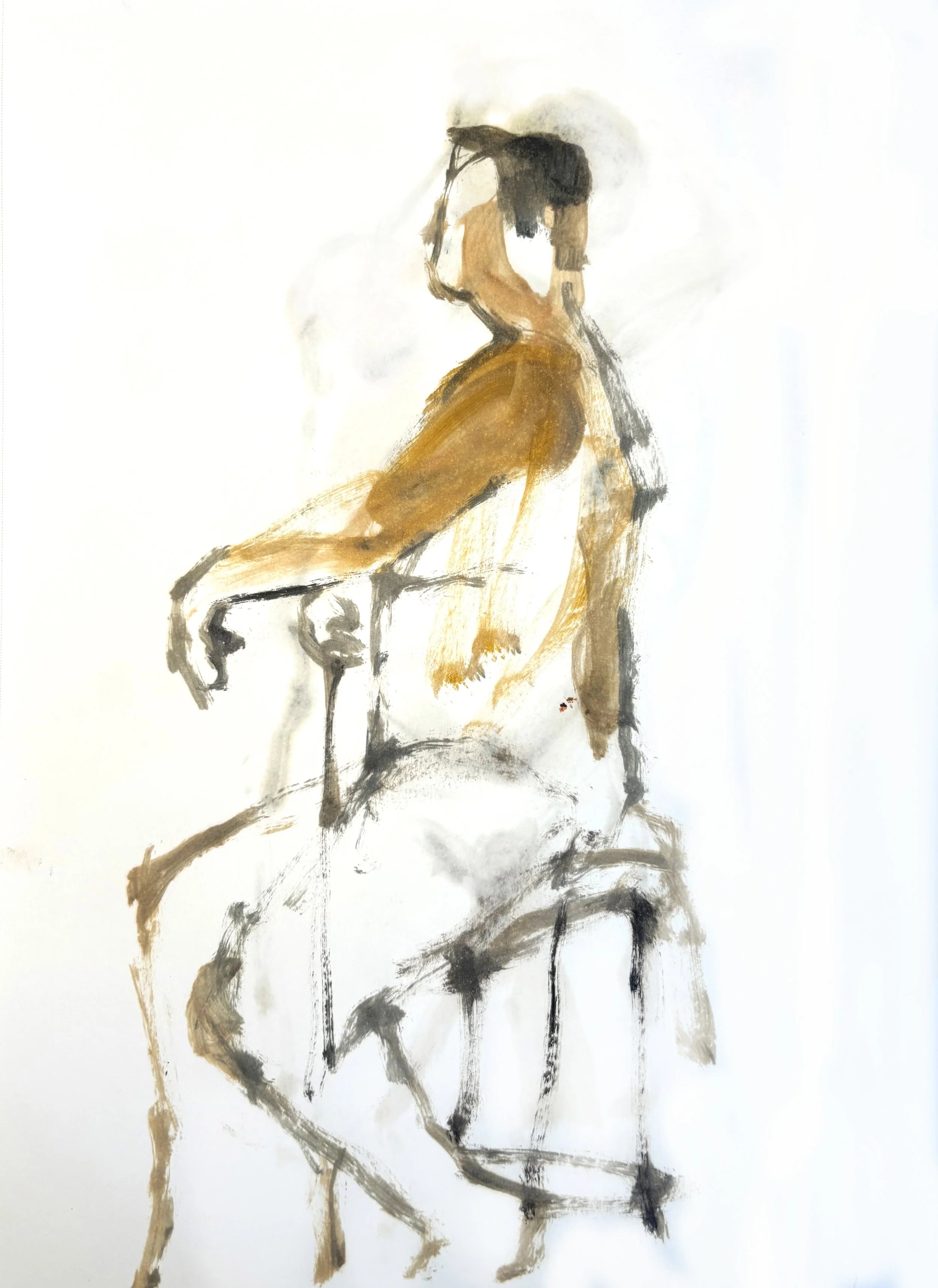 Oil on paper. 11 x 14 in. 