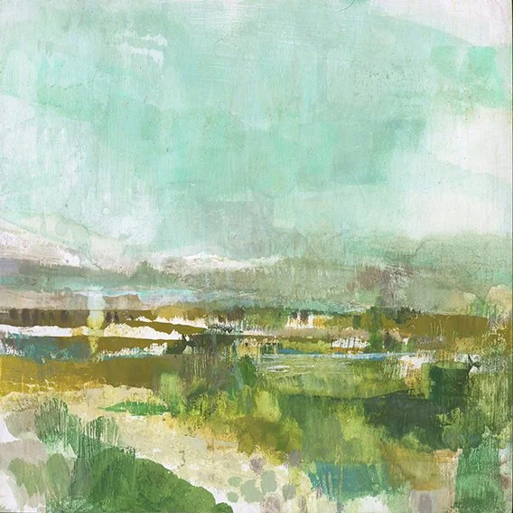 Sweetwater. Gouache on wood panel, 8 × 8 in.