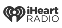 iHeartRadio logo featuring a stylized heart with radio waves and the text 'iHeart RADIO'