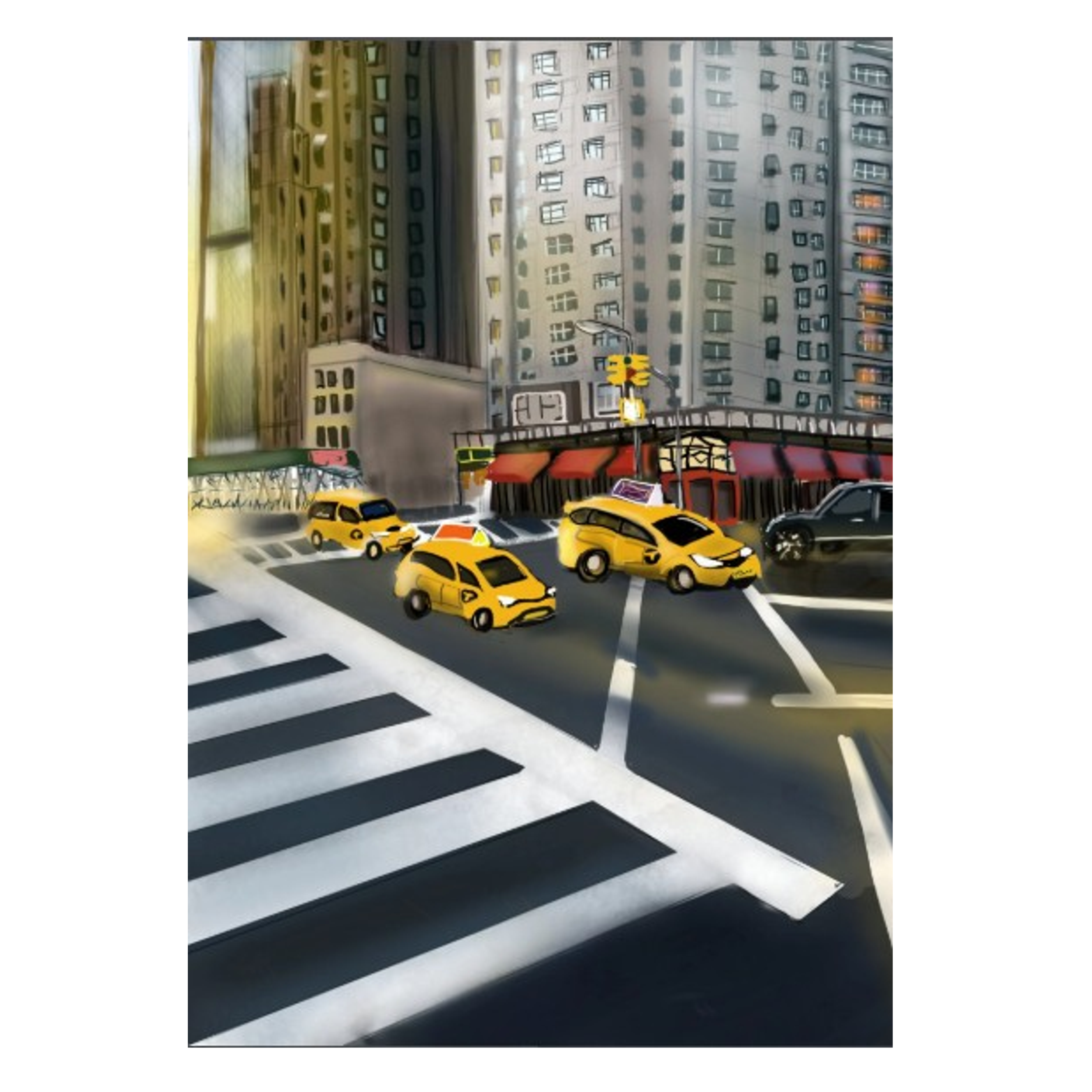 Three Little Yellow Taxis