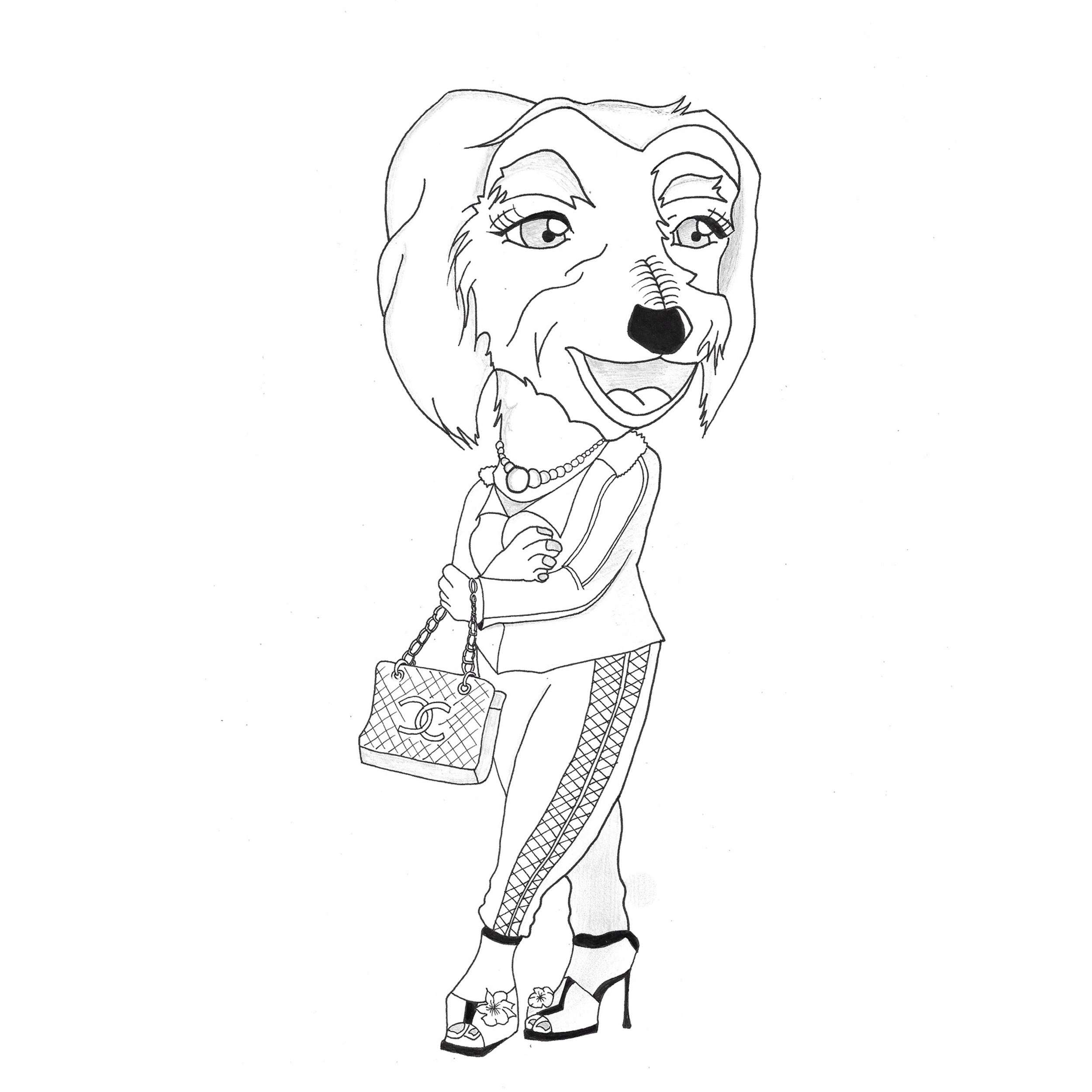 Bryard's Dog Cookie Sketch