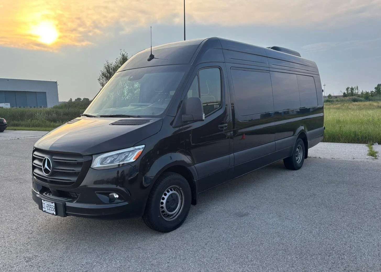 Outside of Van