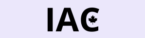 The logo for the International Accreditation Council, featuring the initials 'IAC' with a maple leaf symbol.