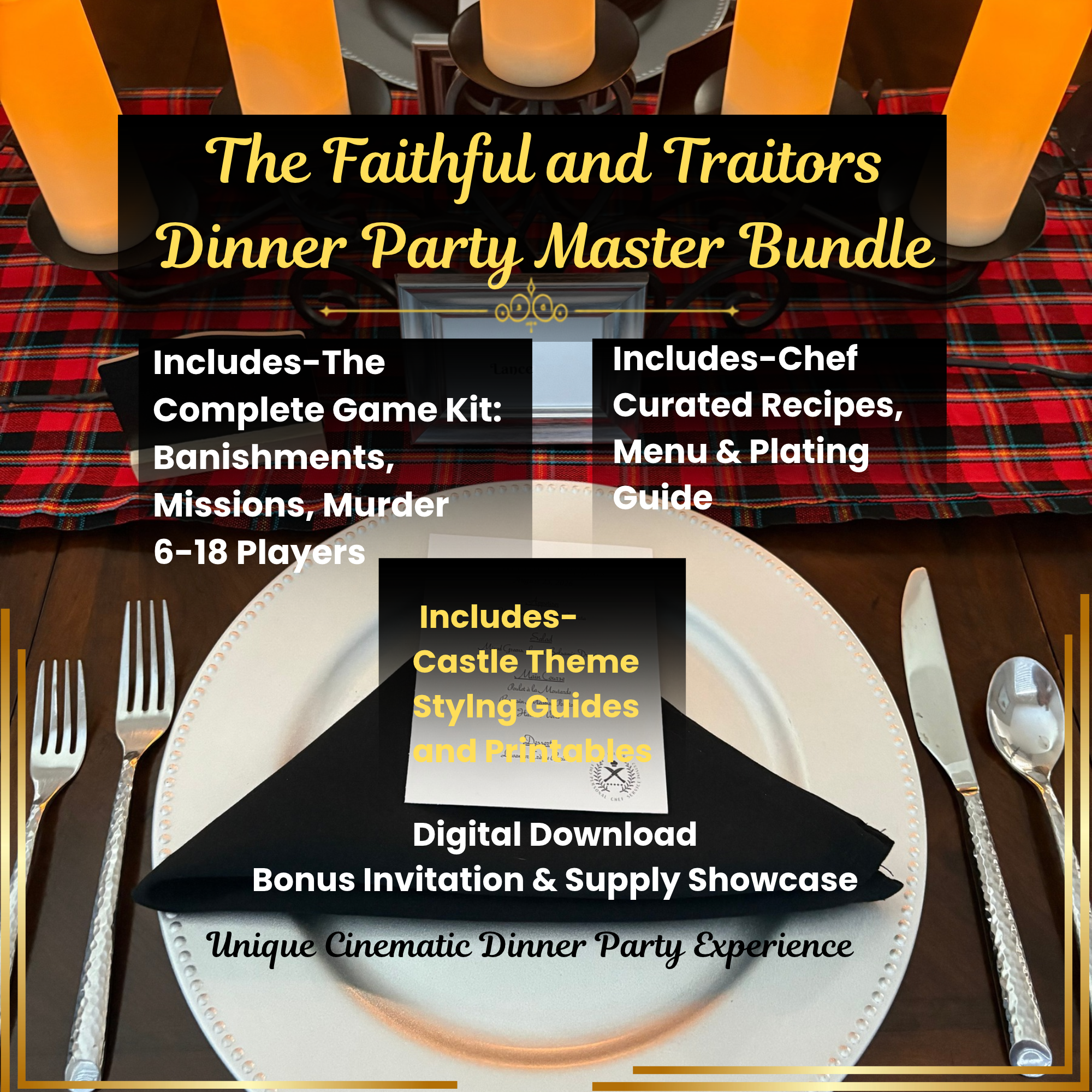 The Faithful & Traitors Immersive Dinner Party Master Blueprint
