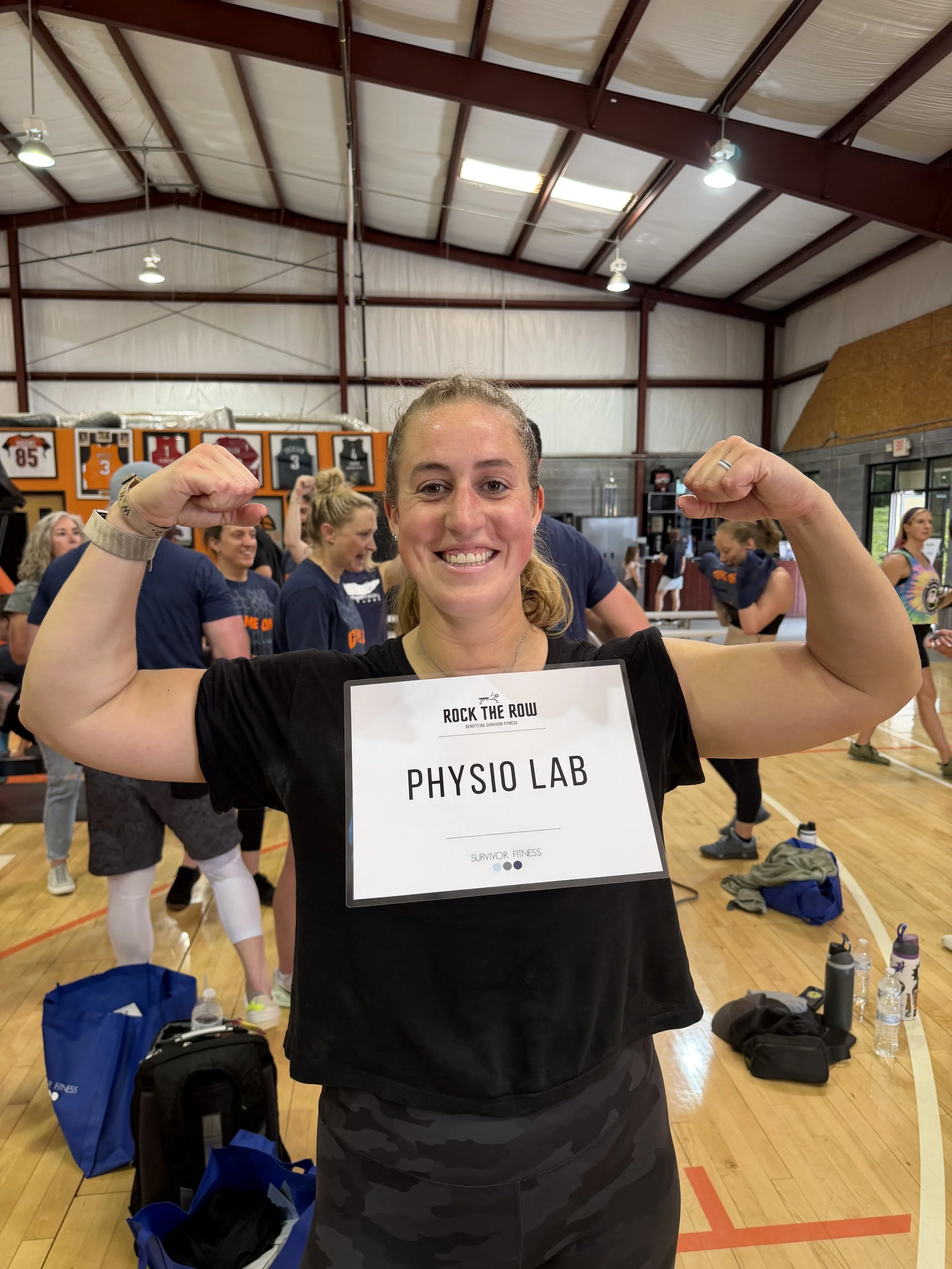 Julie Aviles, PT, DPT, at Rock the Row 2026