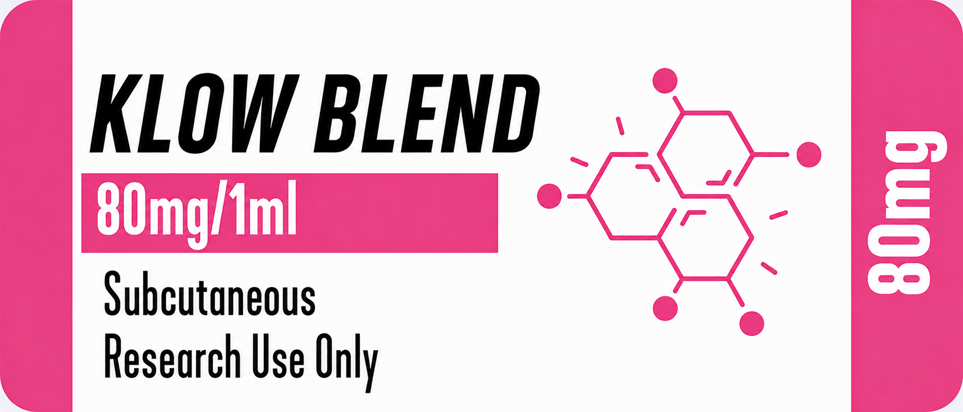 KLOW 80mg - single vial