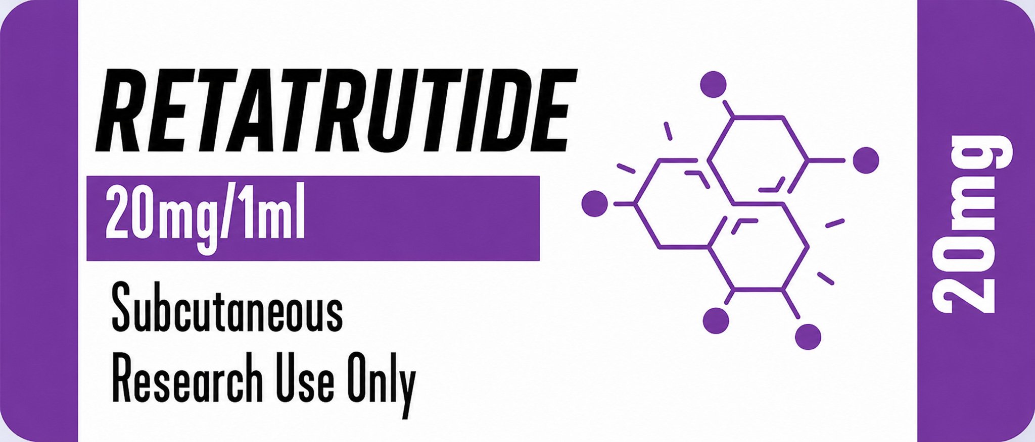 Retatrutide 20mg - single vial