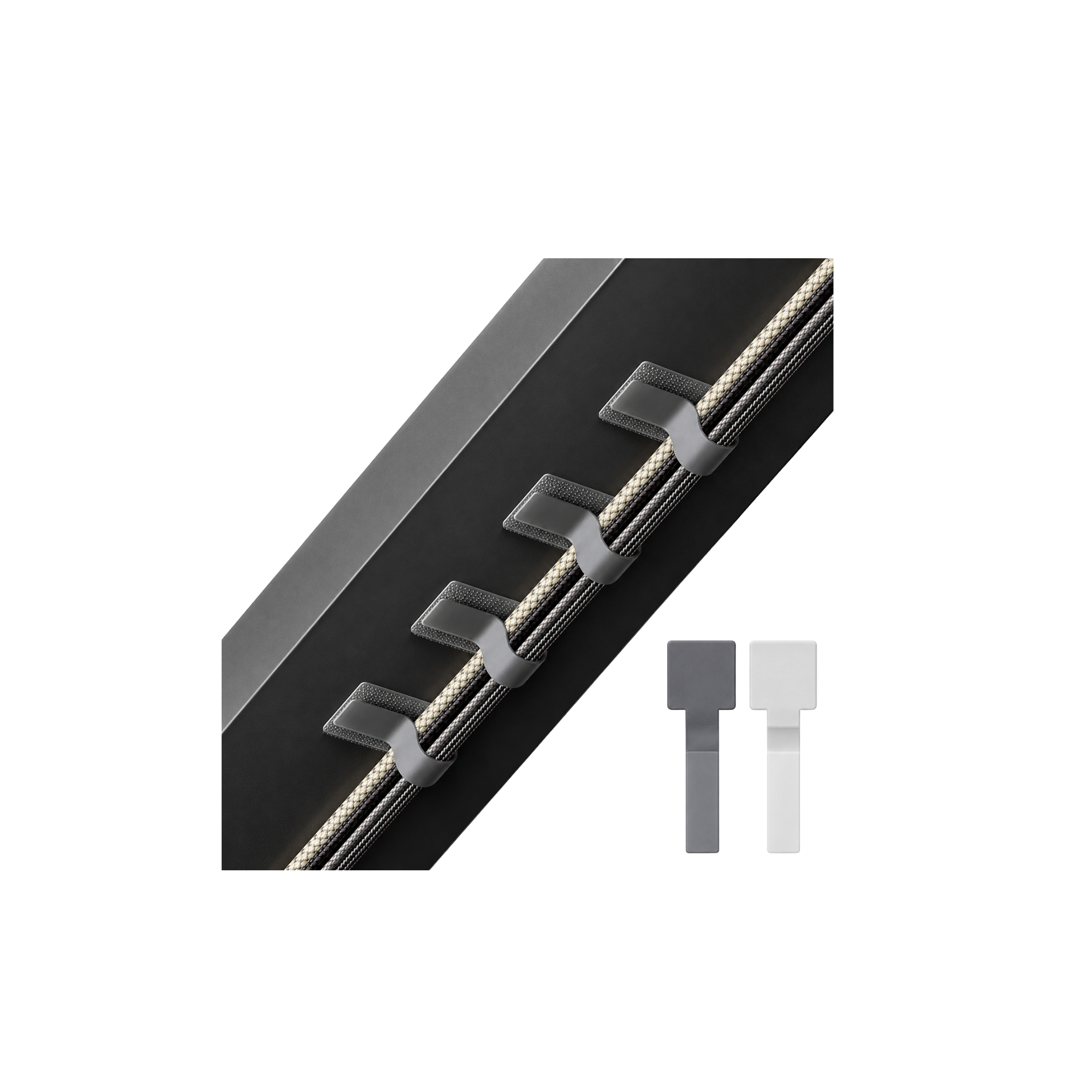 Cable Management Hook and Loop Cable Straps