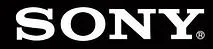 Sony logo in white text on a black background