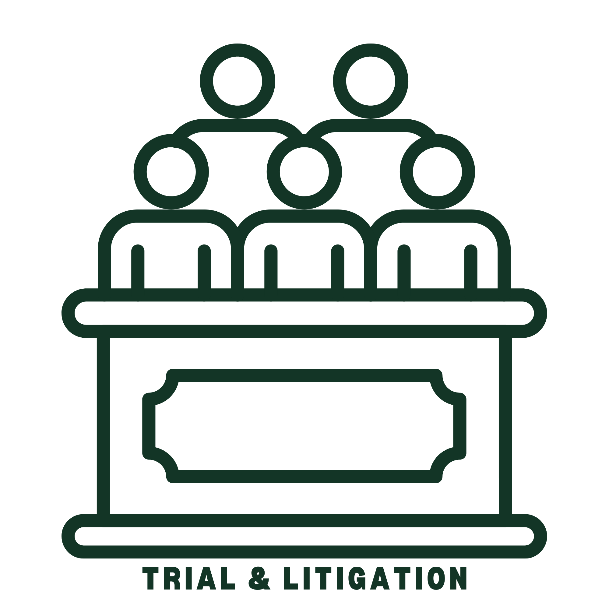 Trial and litigation icon, Murtha Law Office in Dickinson, ND