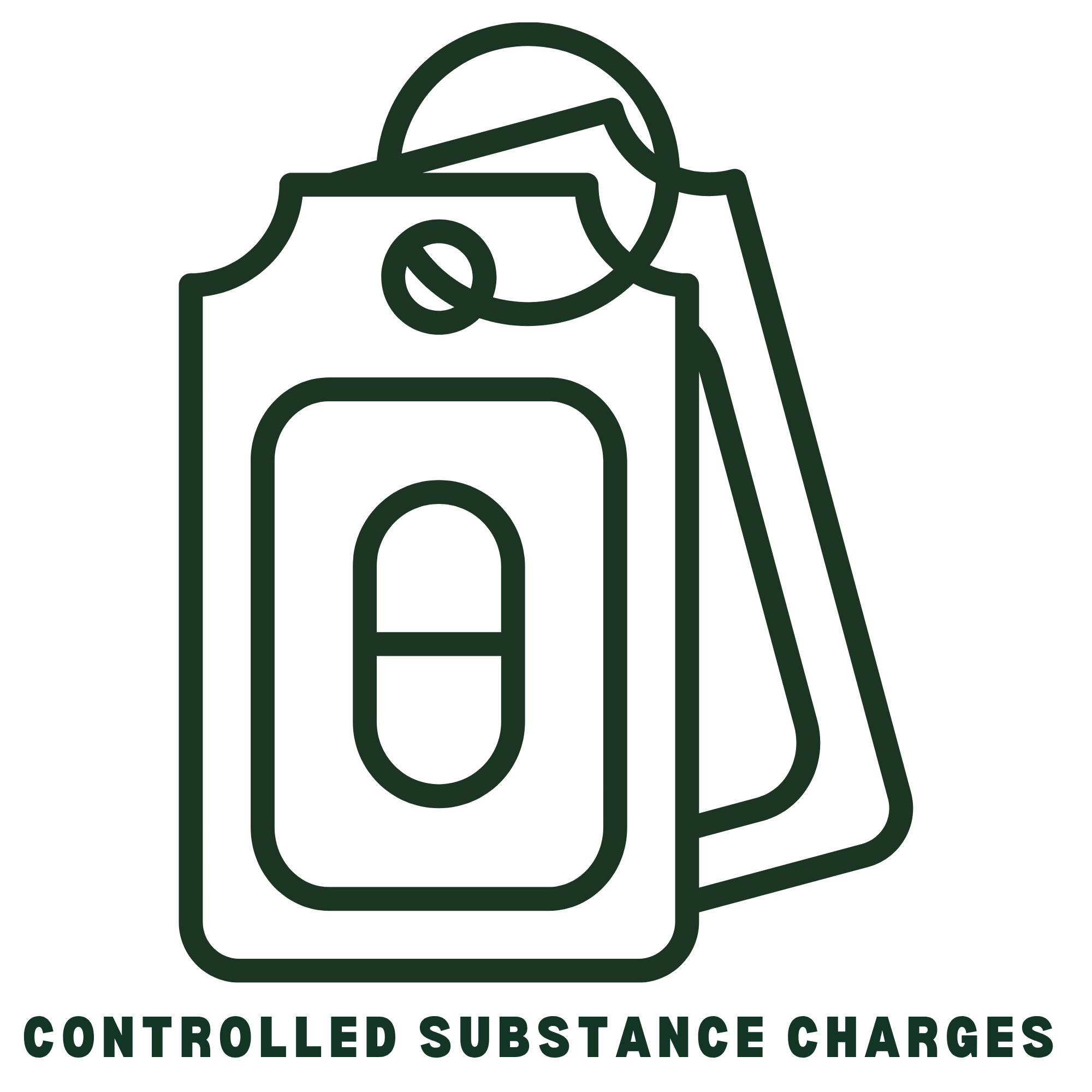 Controlled substance charges icon, Murtha Law Office in Dickinson, ND