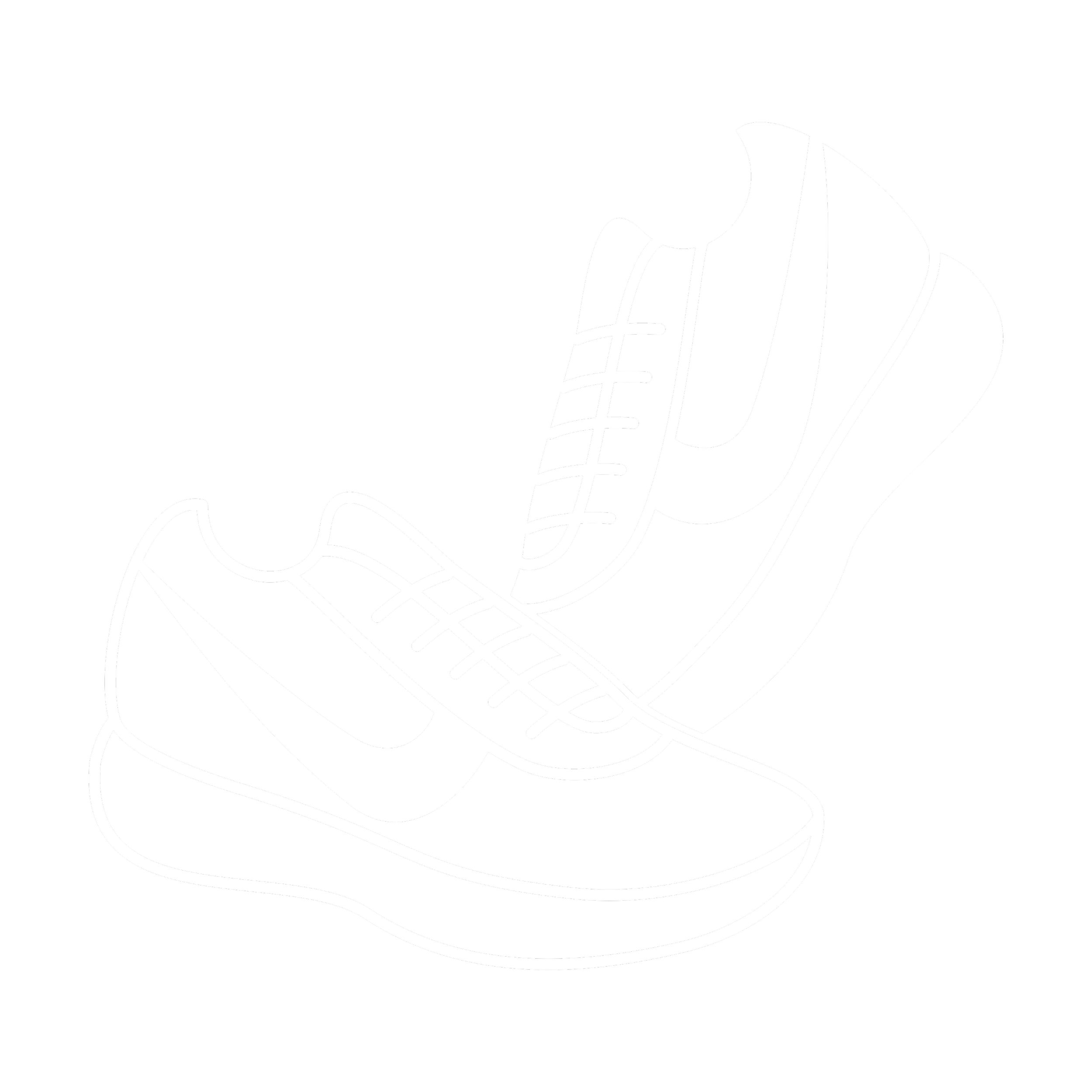 A brown outlined drawing of a handshake with a gear and a light bulb in the background, symbolizing innovation and collaboration.