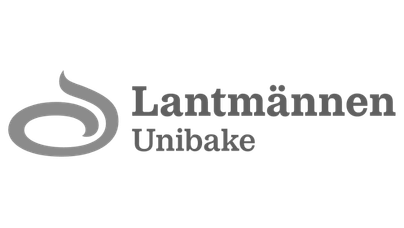 Lantmännen Unibake logo in gray and black.