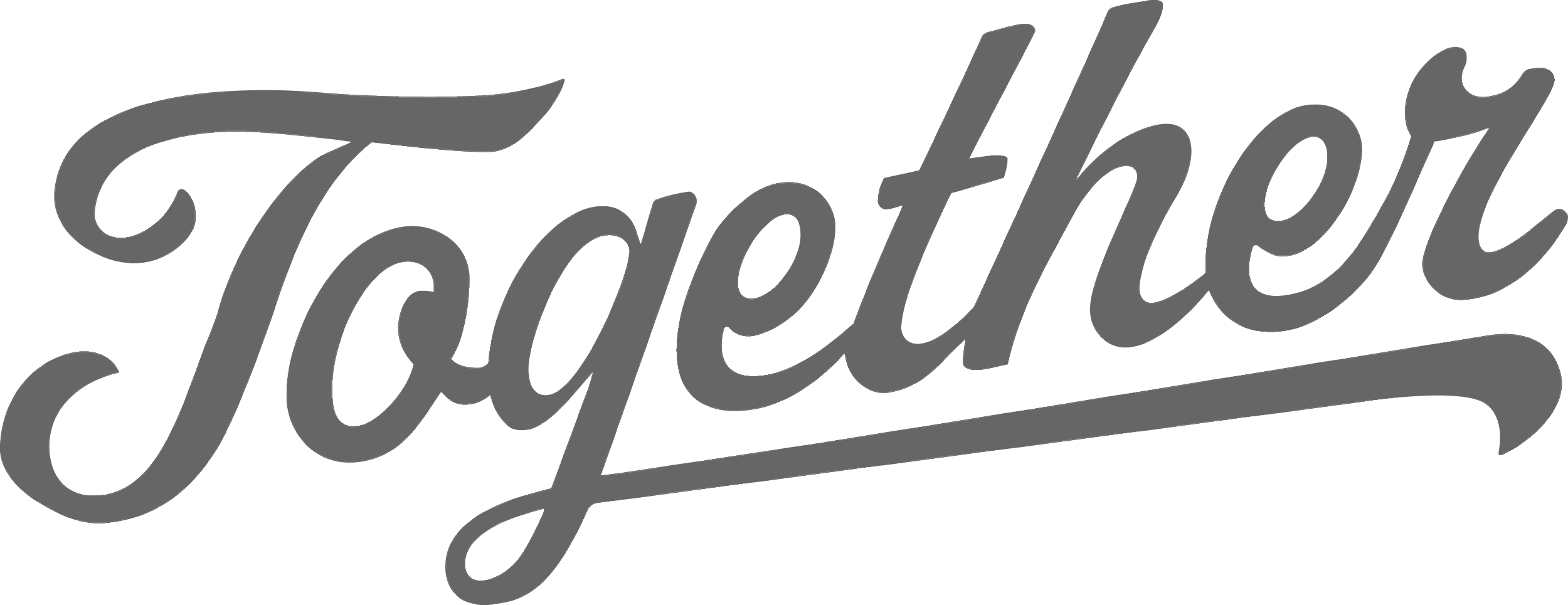 Gray script text that says "Taproom".