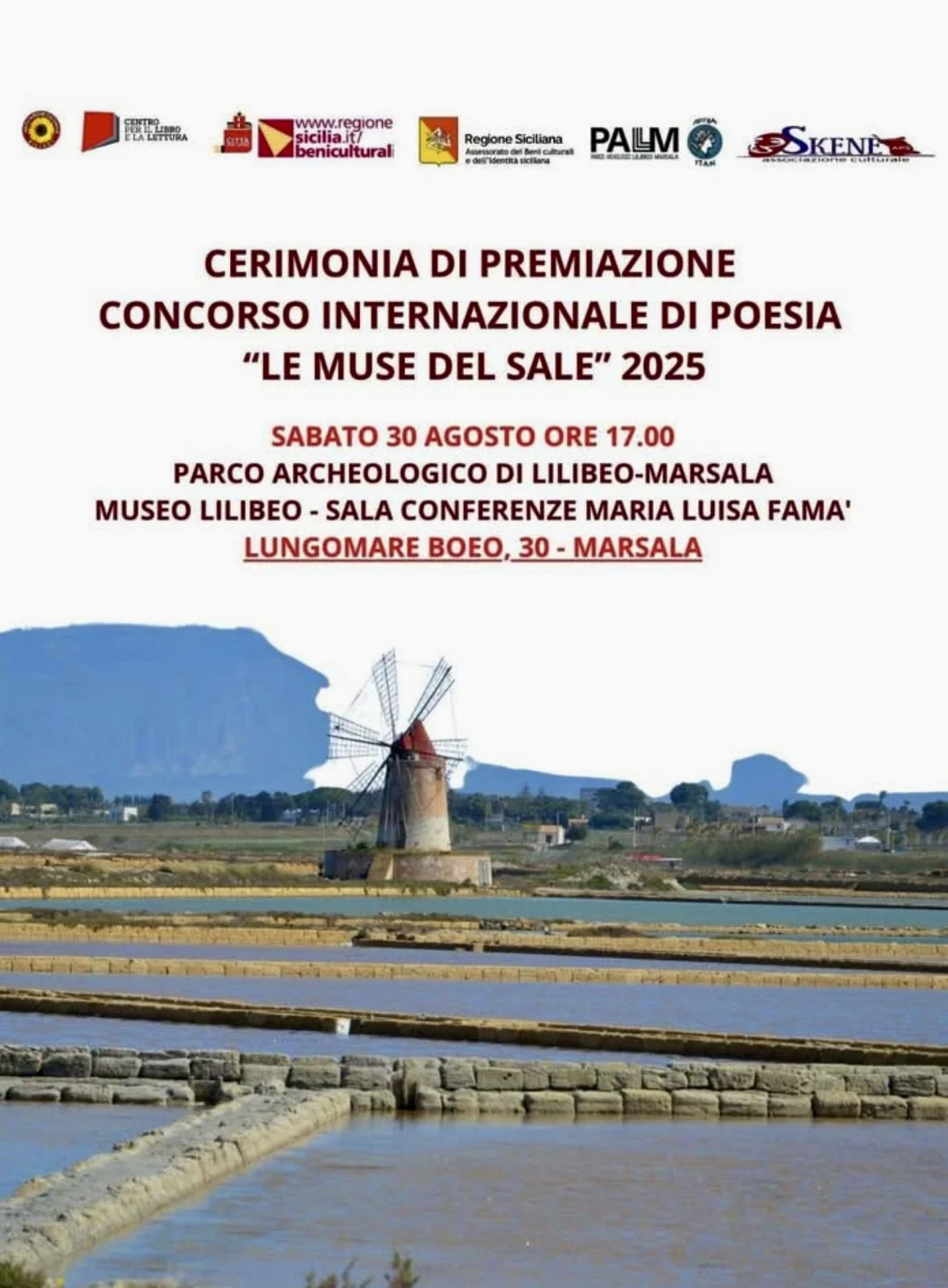 Locandina Premiazione - sabato 30 agosto 2025