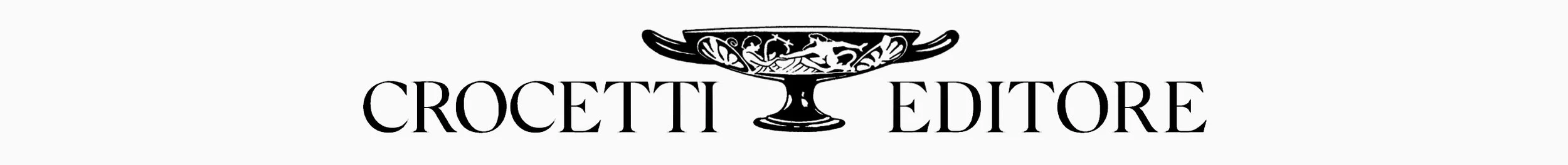Logo di Crocetti Editore con un disegno stilizzato di una ciotola.