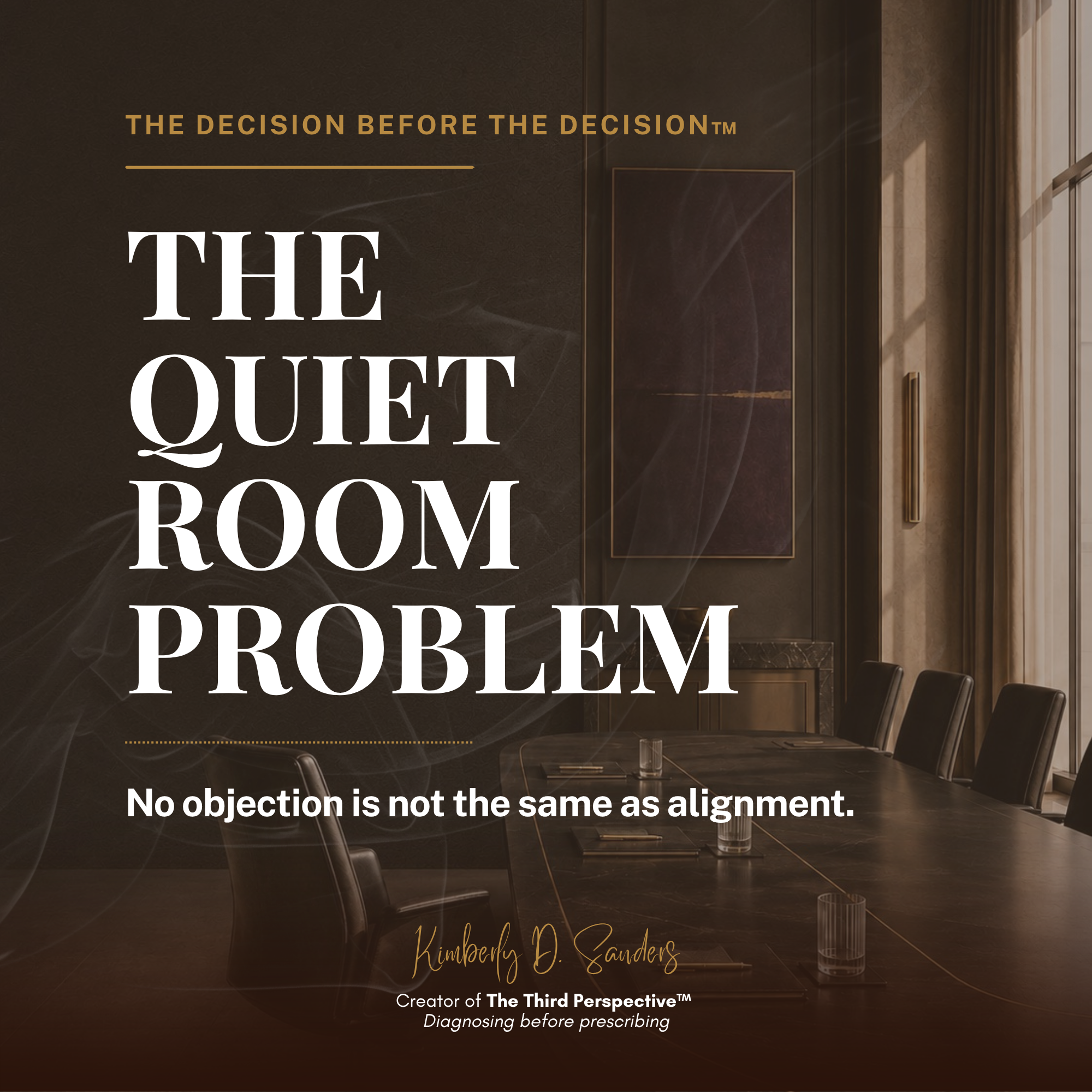 The Quiet Room Problem