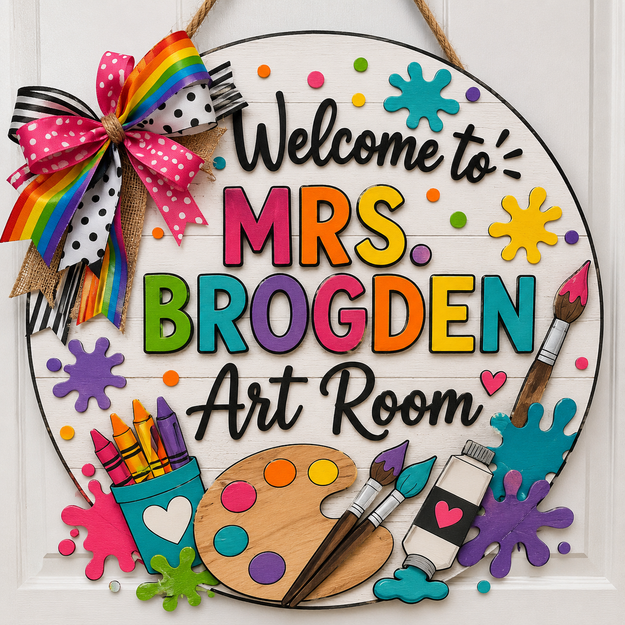 Teacher & Classroom Door Hanger
