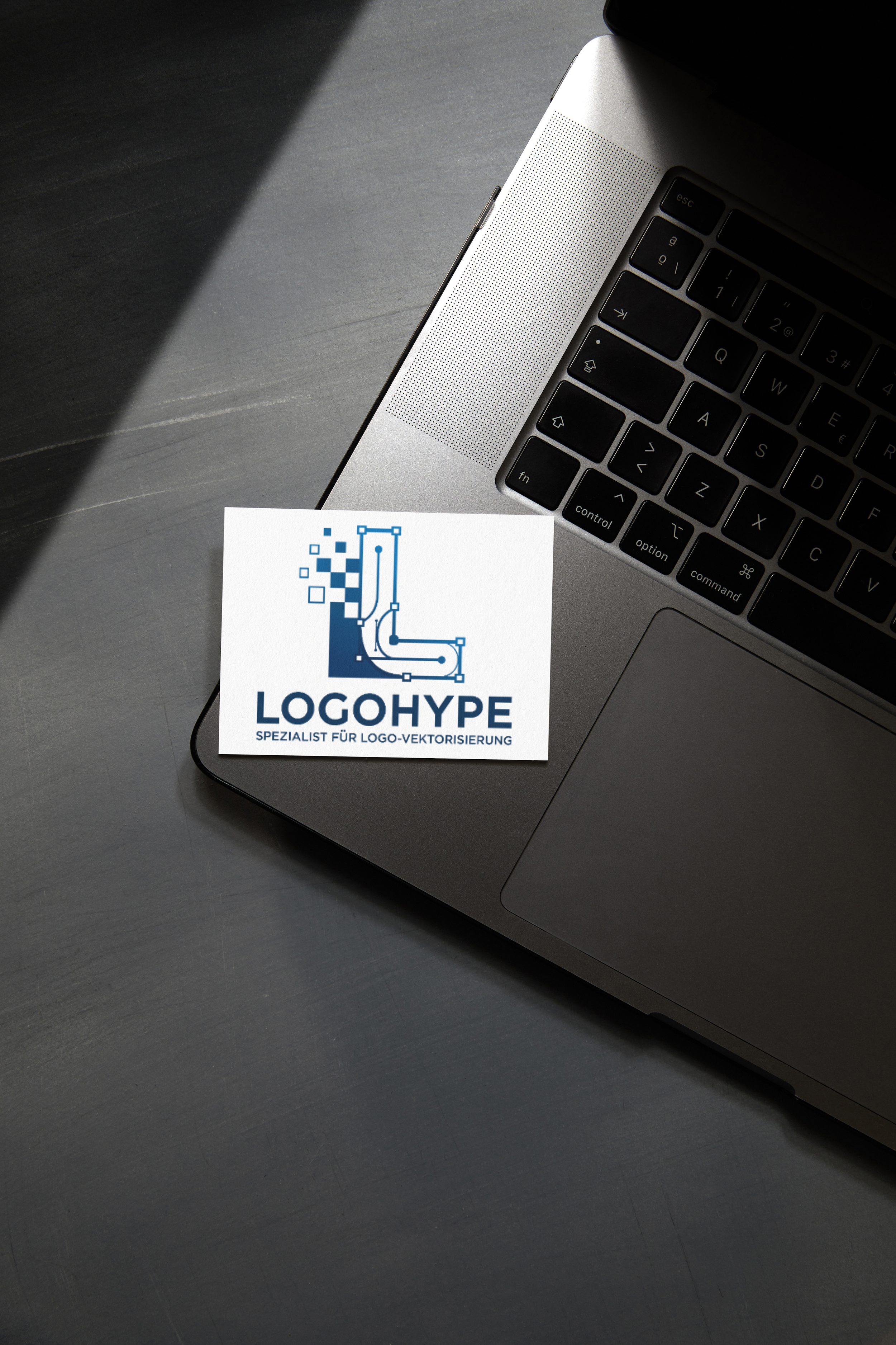 Logo vektorisieren lassen – Logohype.de Visitenkarte Mockup